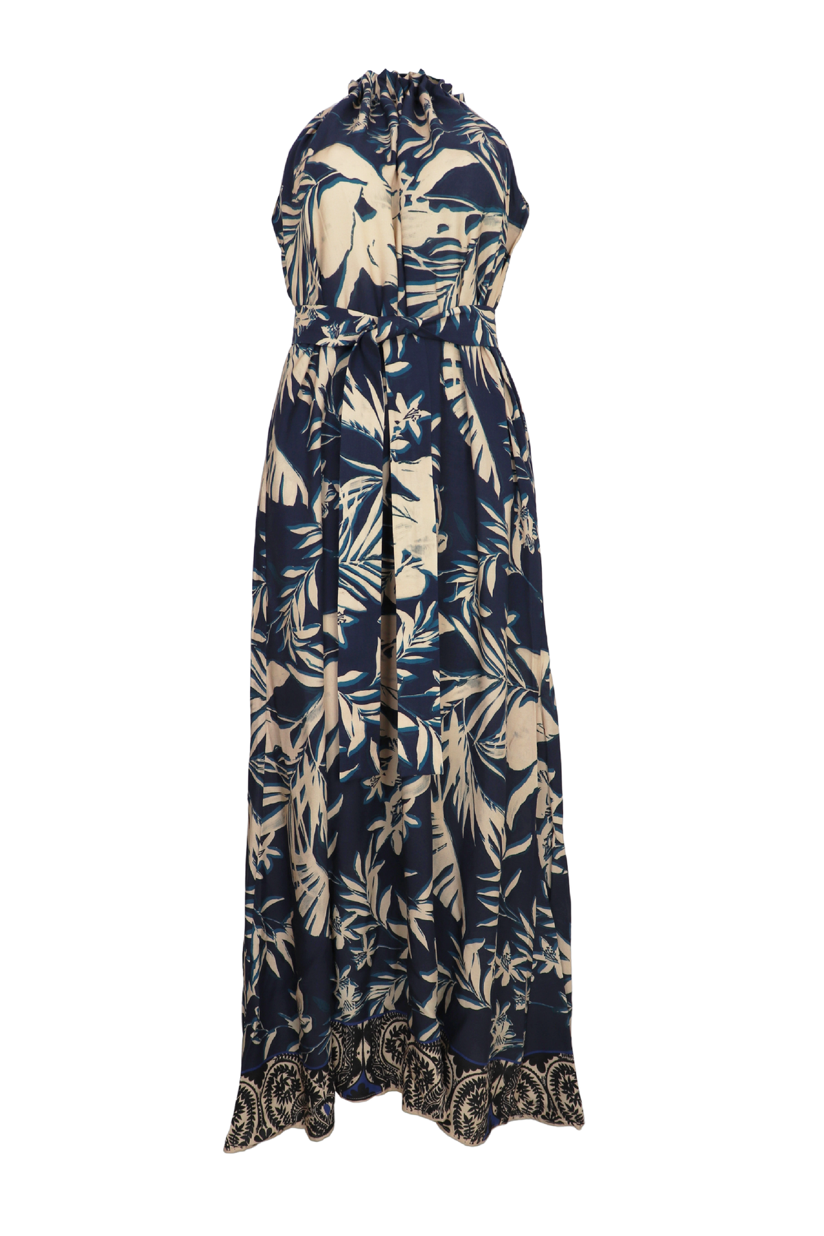 Encantador vestido cuello halter Mera
