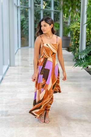 Vestido largo de tiras Becky