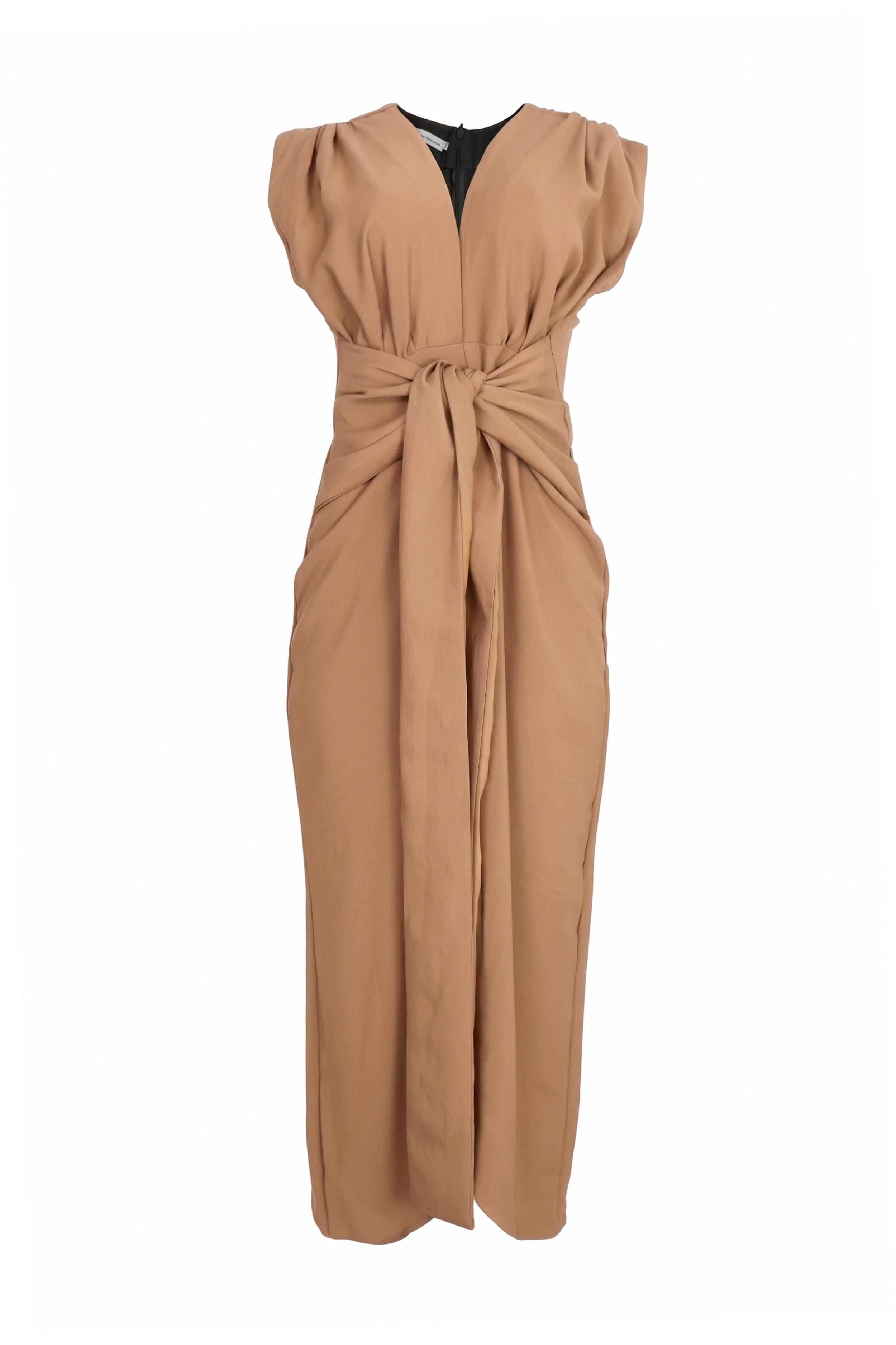 PTJ253930 vestido largo con lazos 