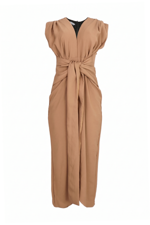 PTJ253930 vestido largo con lazos 