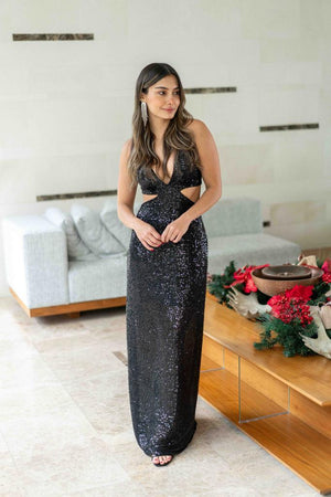 HERMOSO VESTIDO DE LENTEJUELAS 