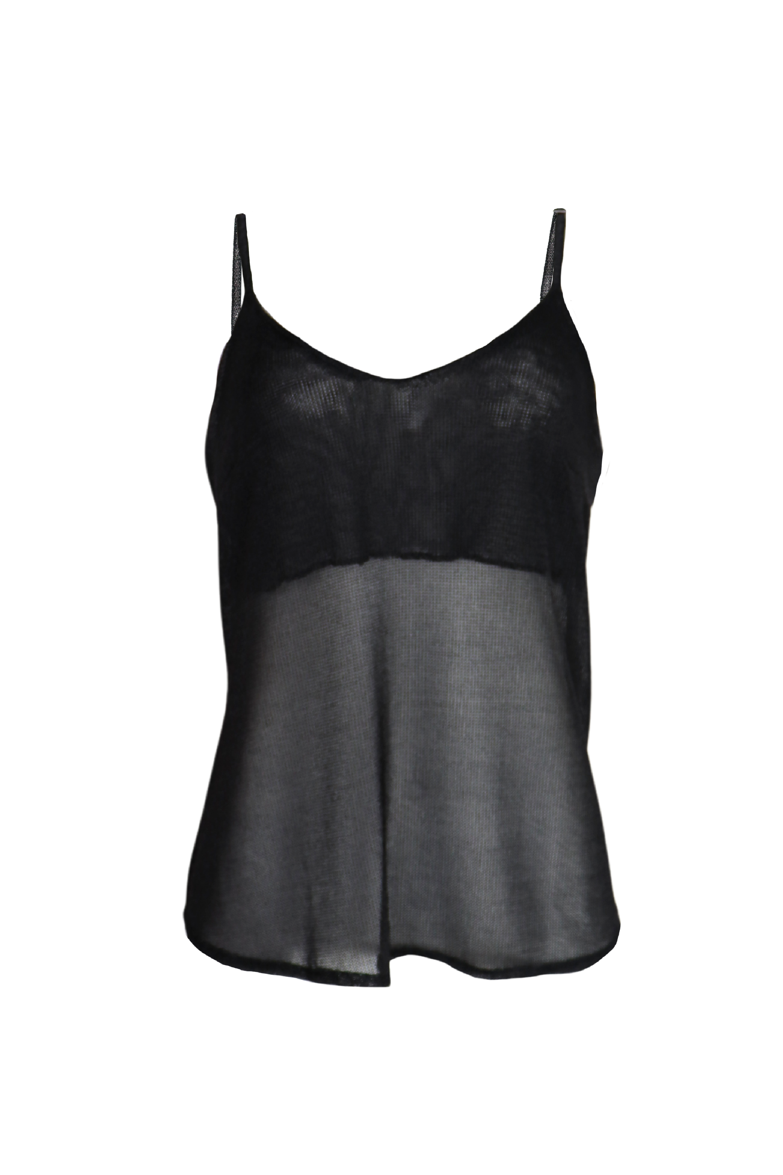 PTJ264119 blusa de tiras negra