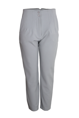 PTJ265612 pantalón tipo baggy gris
