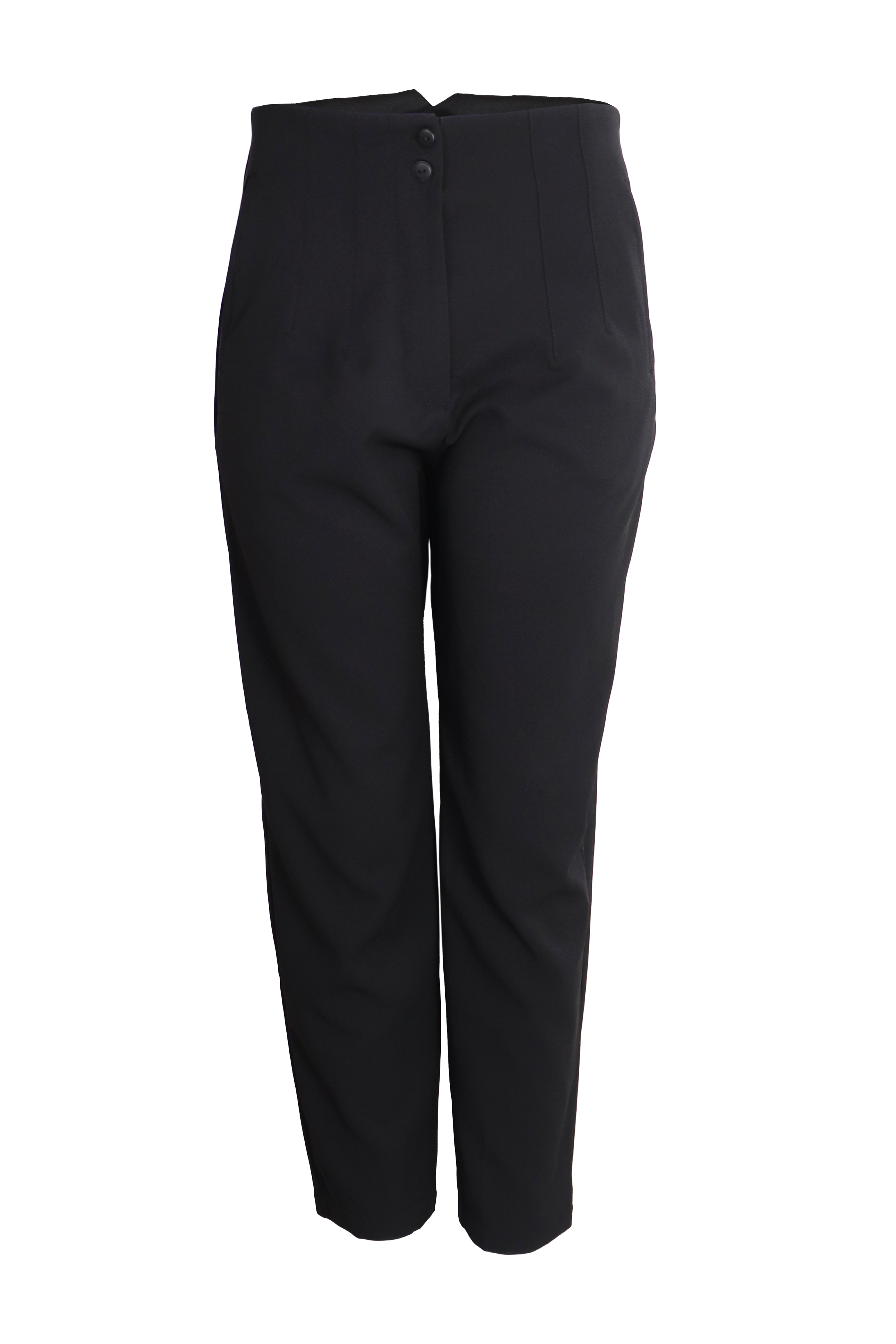 PTJ265612 pantalón negro tipo baggy
