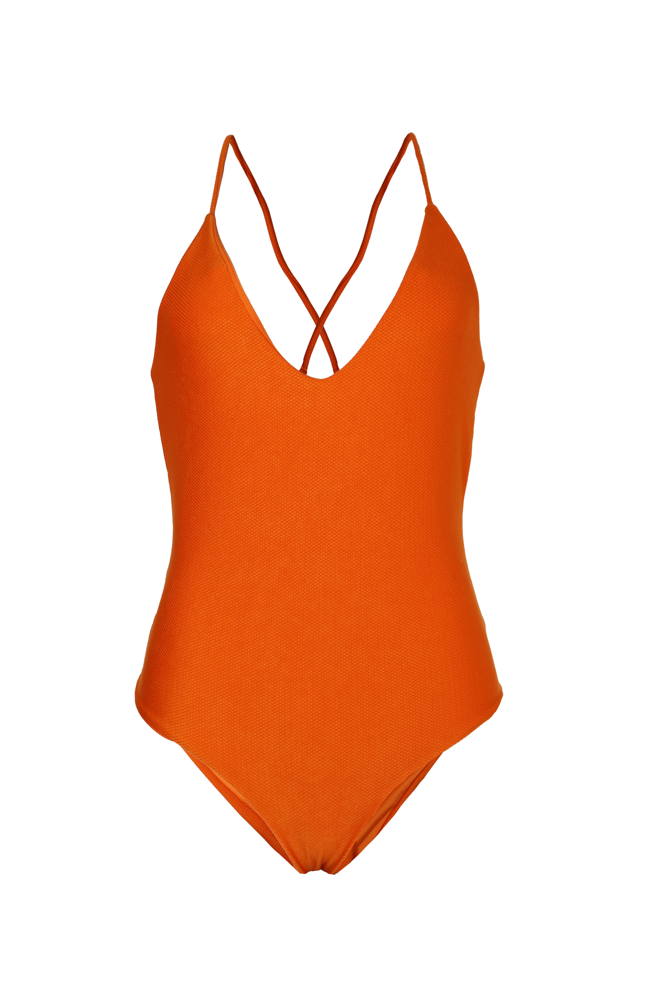 PTJ266731 vestido de baño naranja