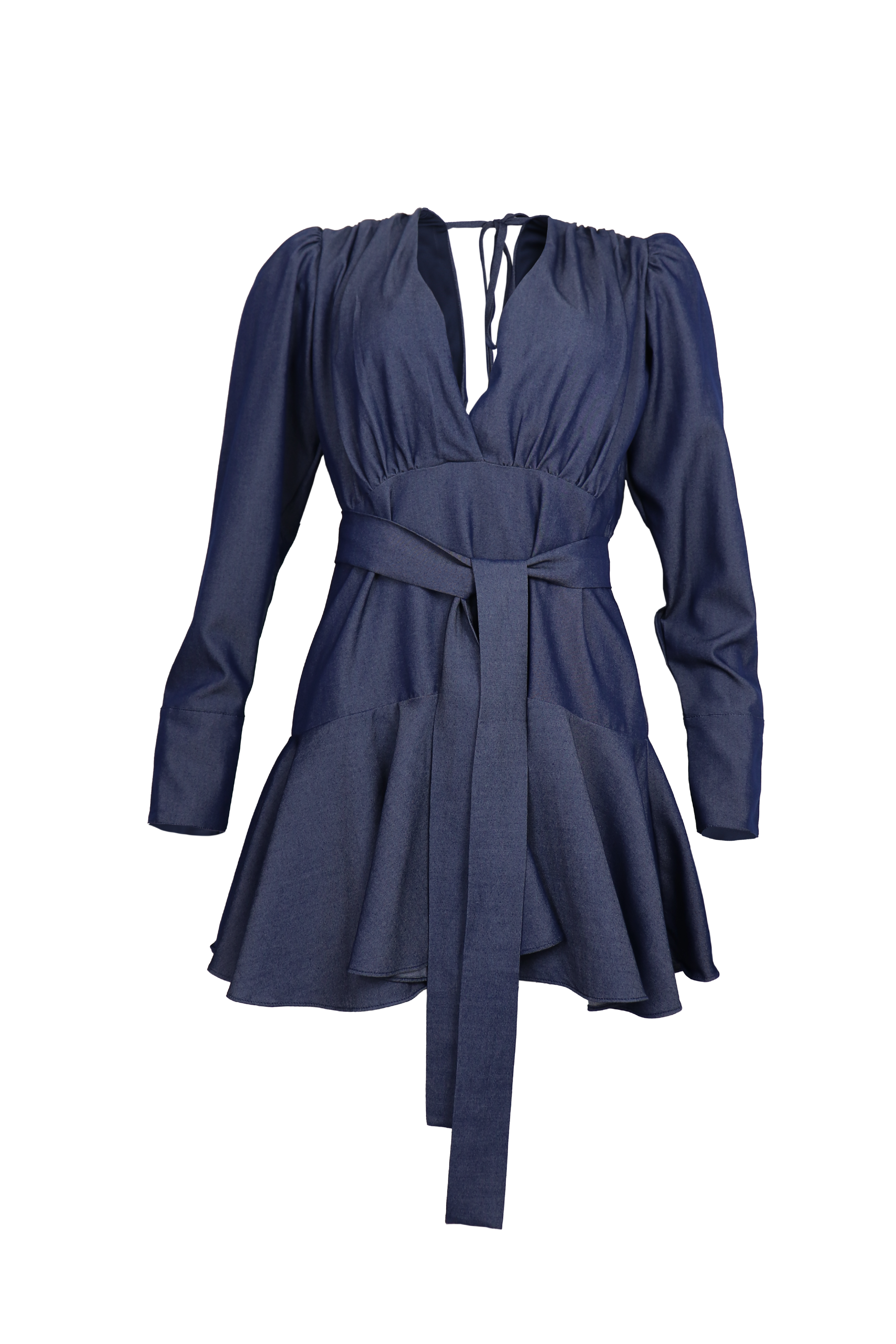 PTJ26692900 vestido corto azul
