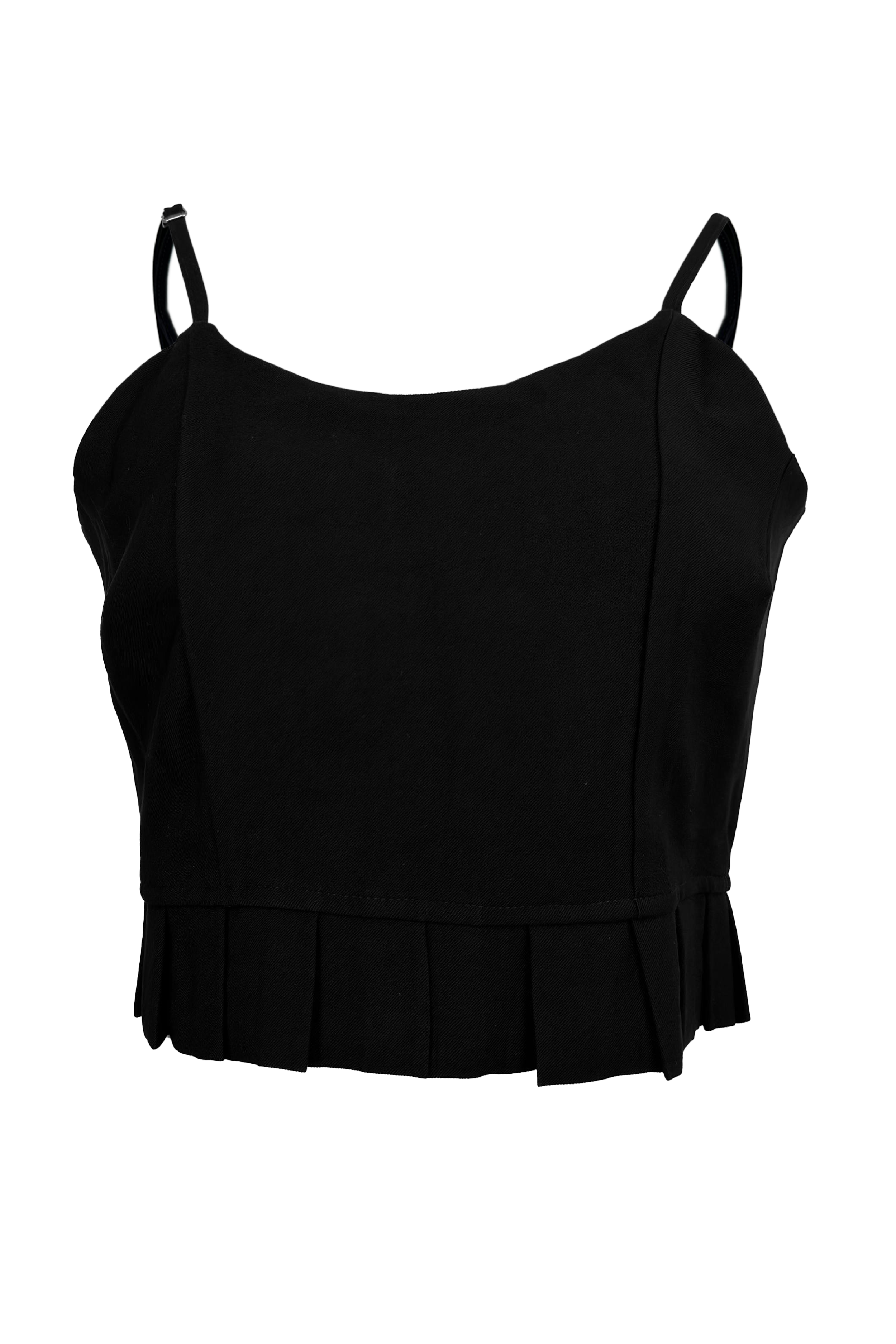 PTJ2723300 blusa negra de tiras