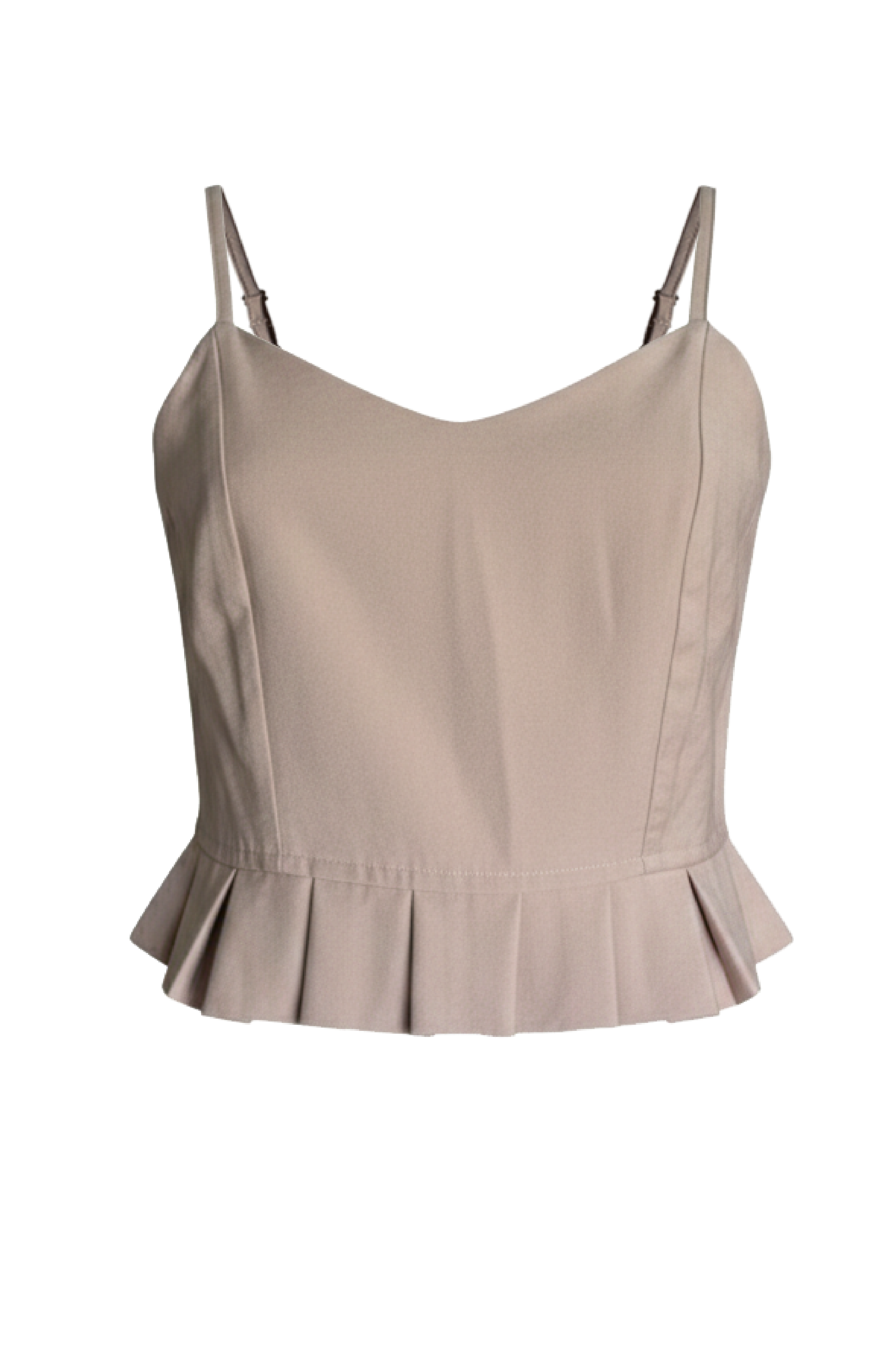 PTJ2723300000 blusa color arena de tiras