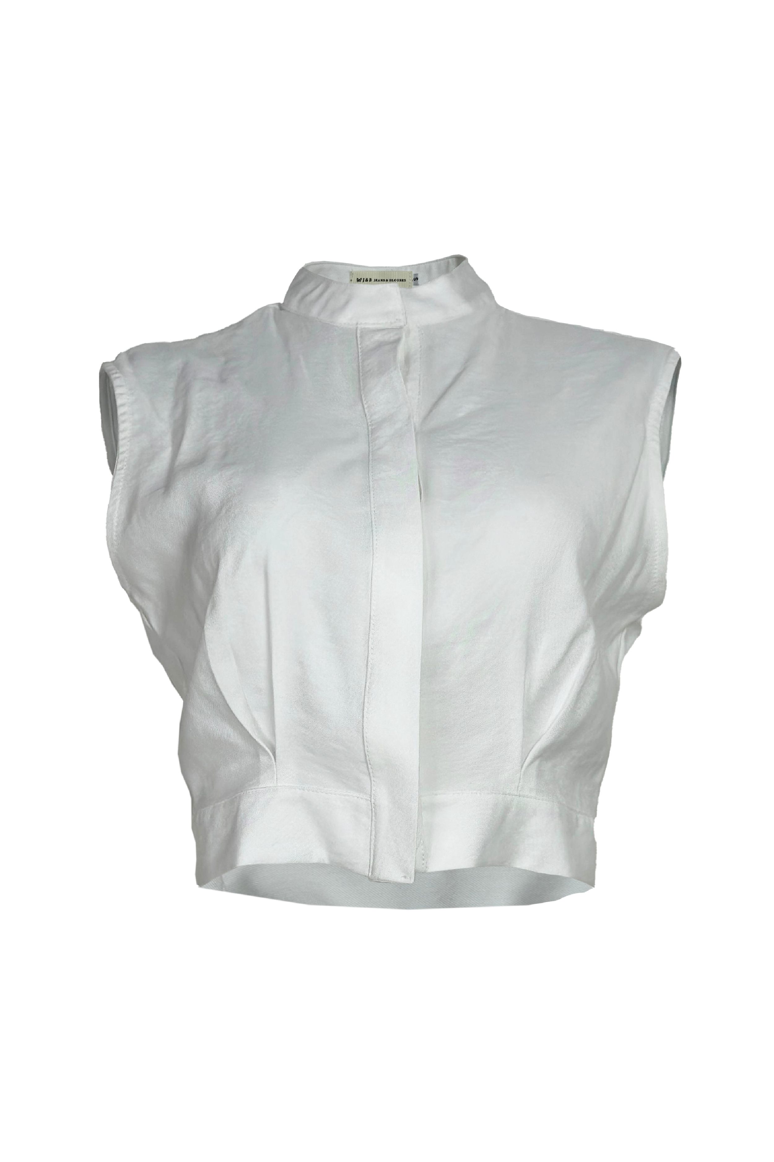 PTJ272830 blusa blanca con cuello
