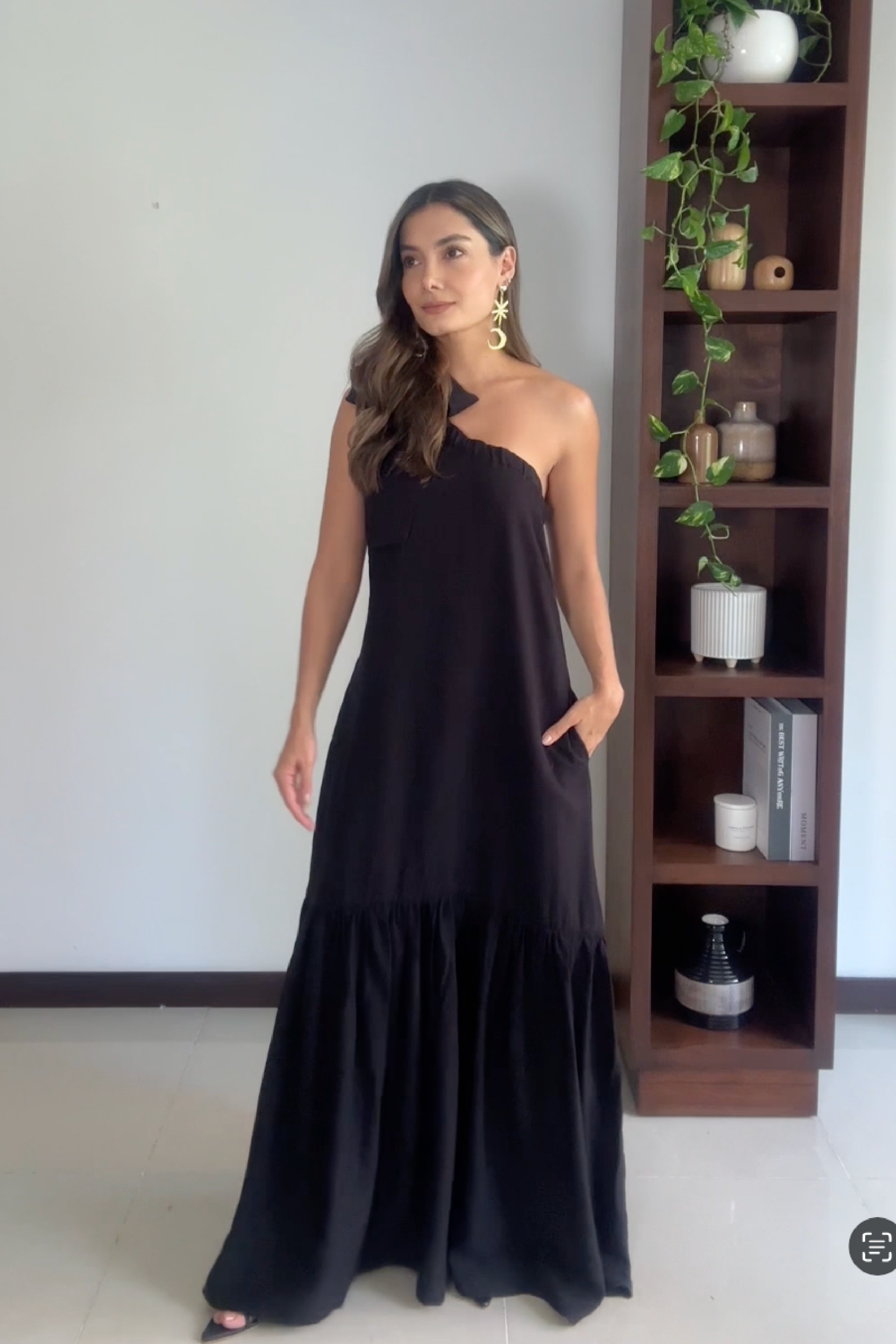 PTJ2750 vestido negro 