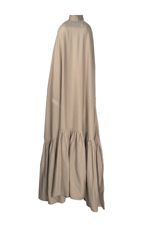 PTJ27992900 vestido cuello halter arena 