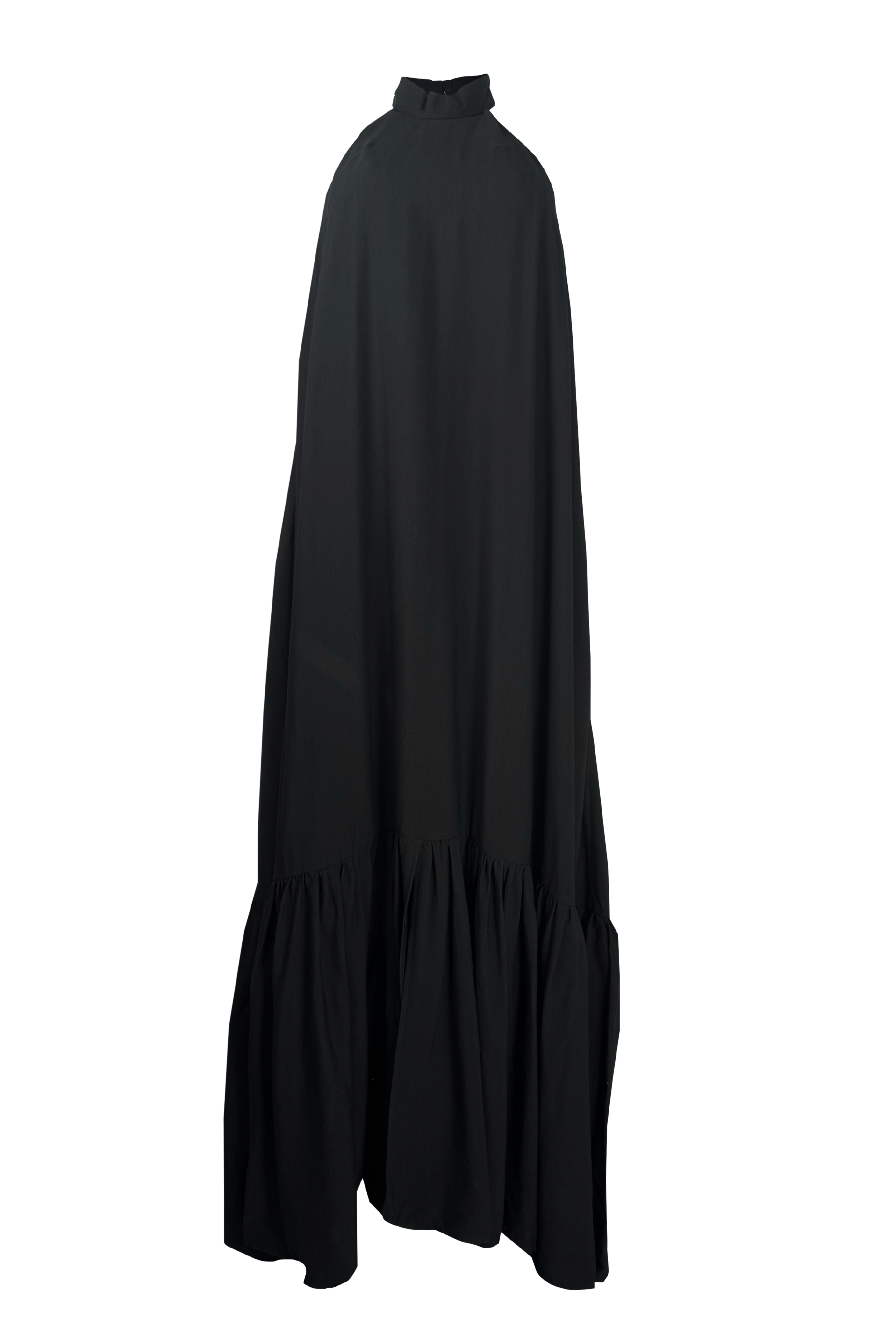 PTJ27992900 vestido cuello halter negro