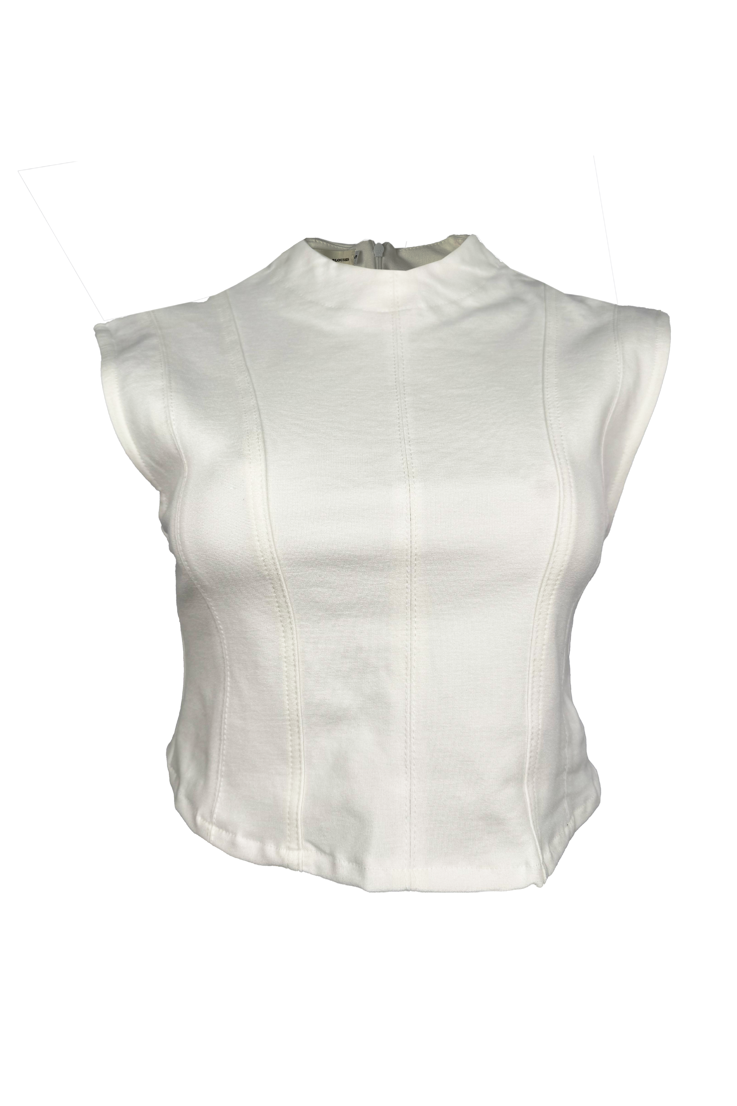 PTJ280130 blusa con cierre en la parte de atrás