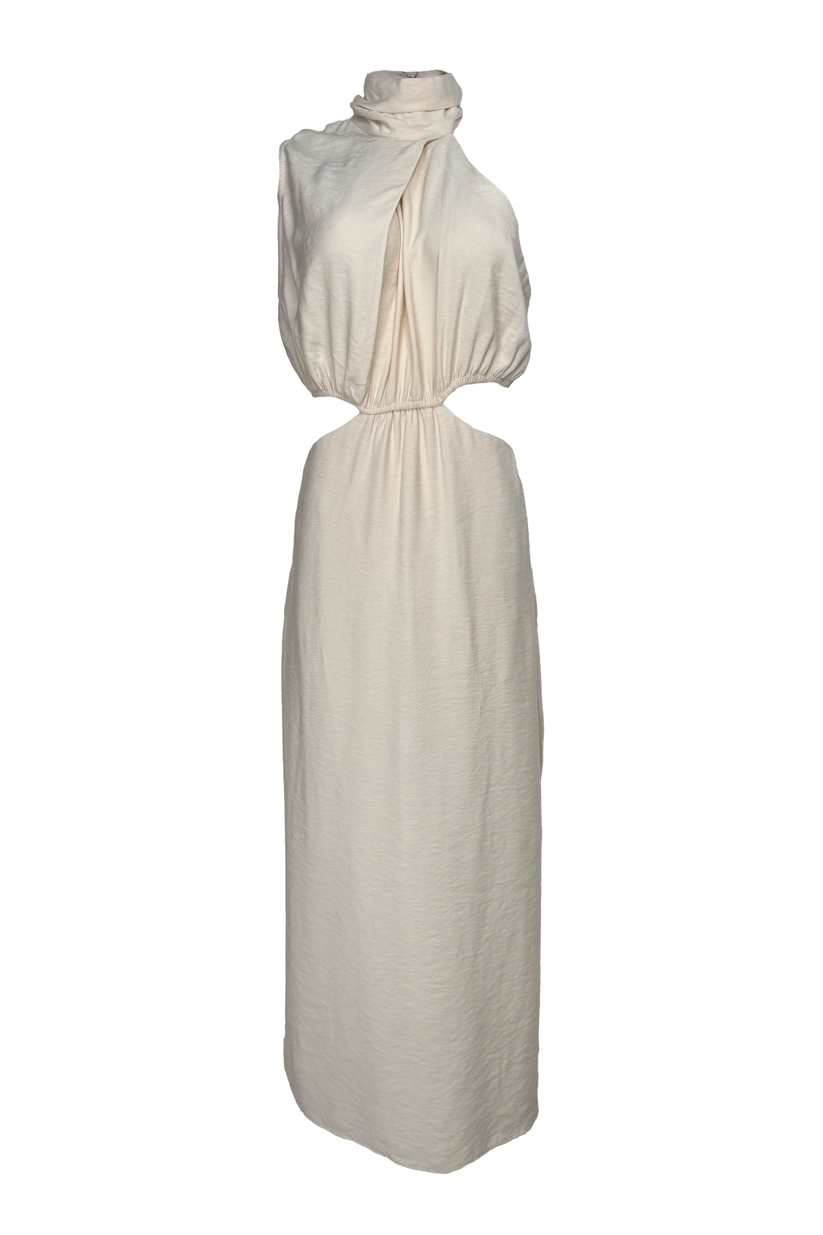 PTJ280530 vestido con cortes en la cintura