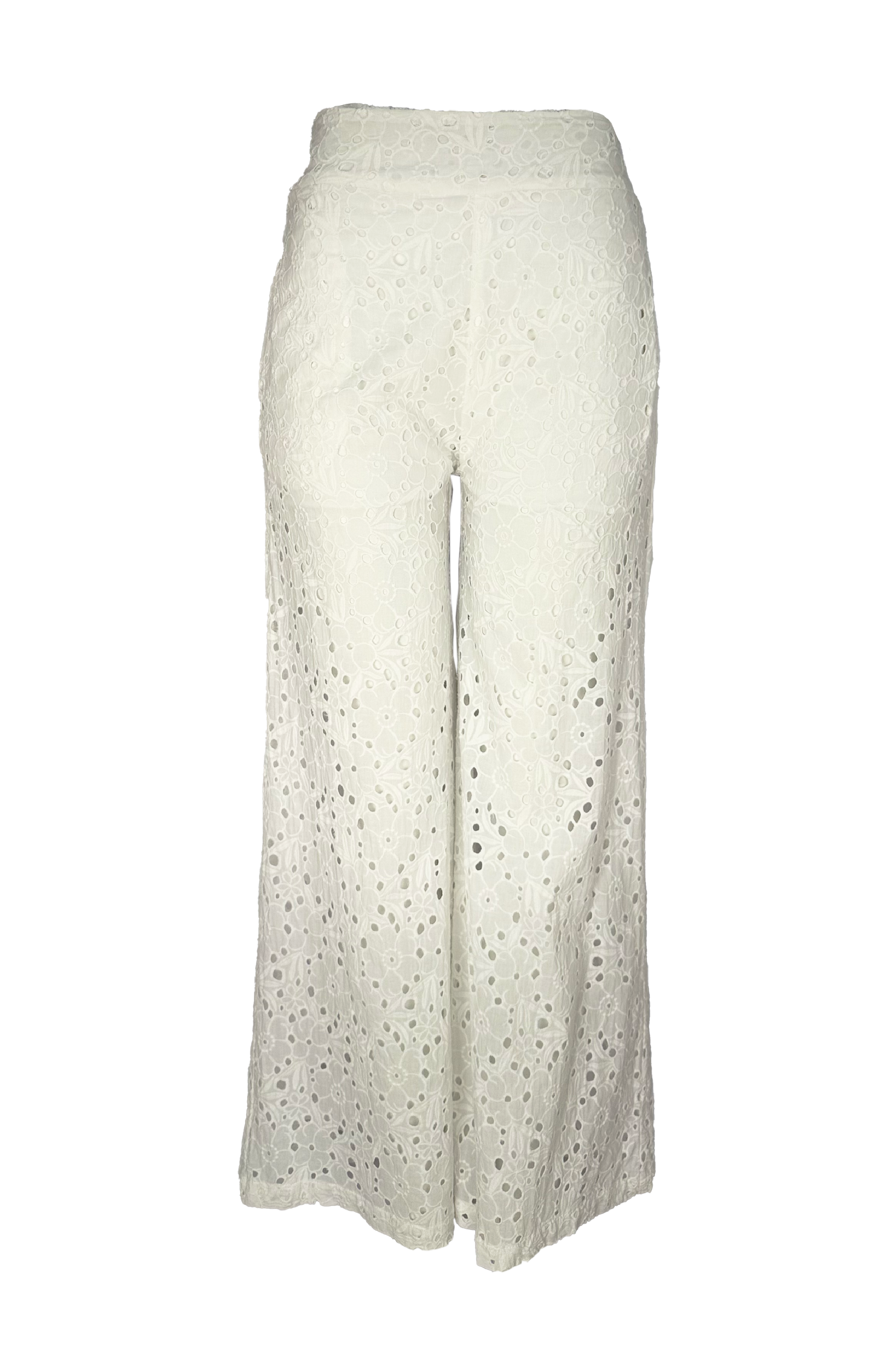 PTJ2823010001 pantalón con resorte color blanco