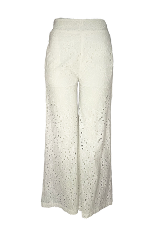 PTJ2823010001 pantalón con resorte color blanco