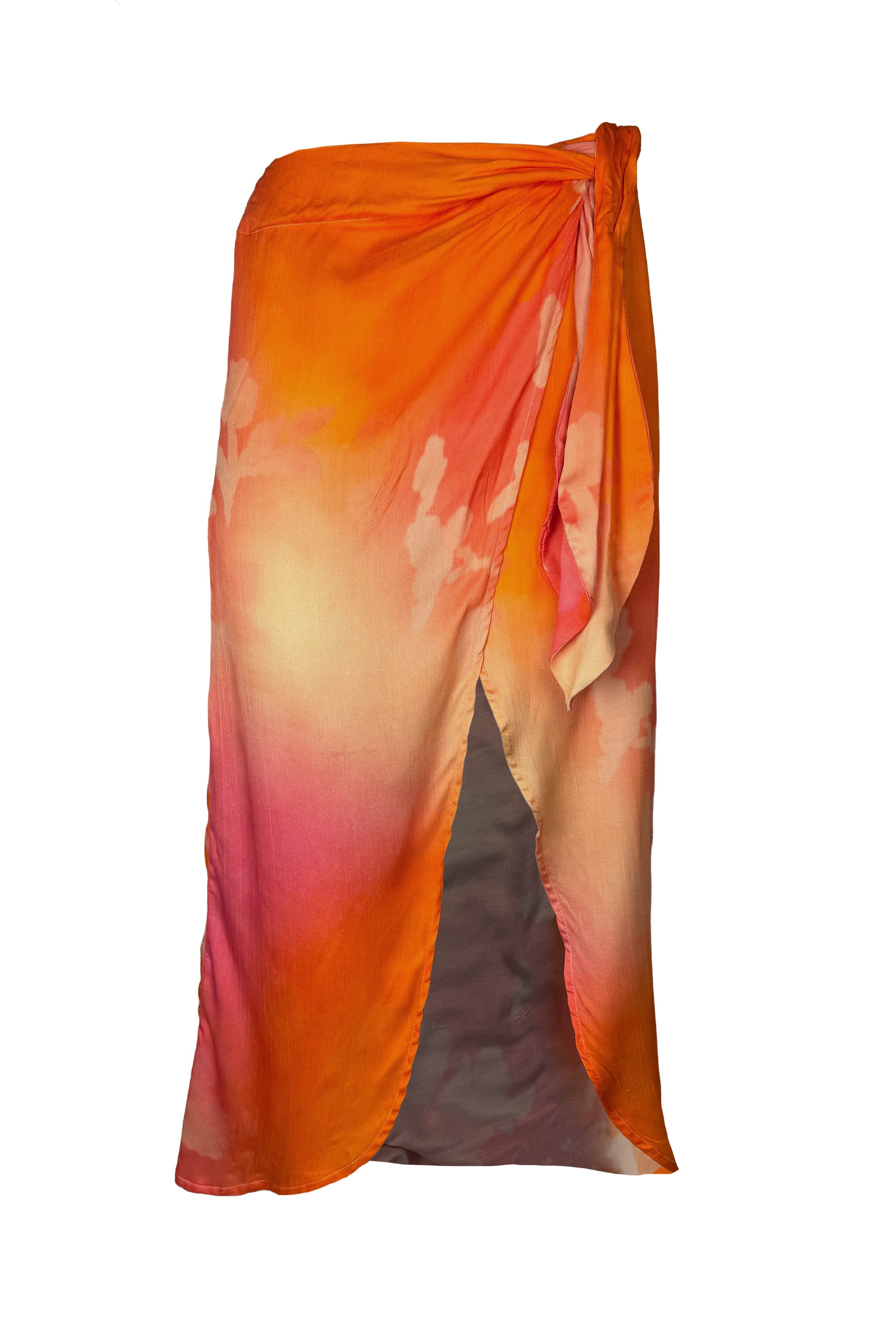 PTJ2851 falda midi con estampado