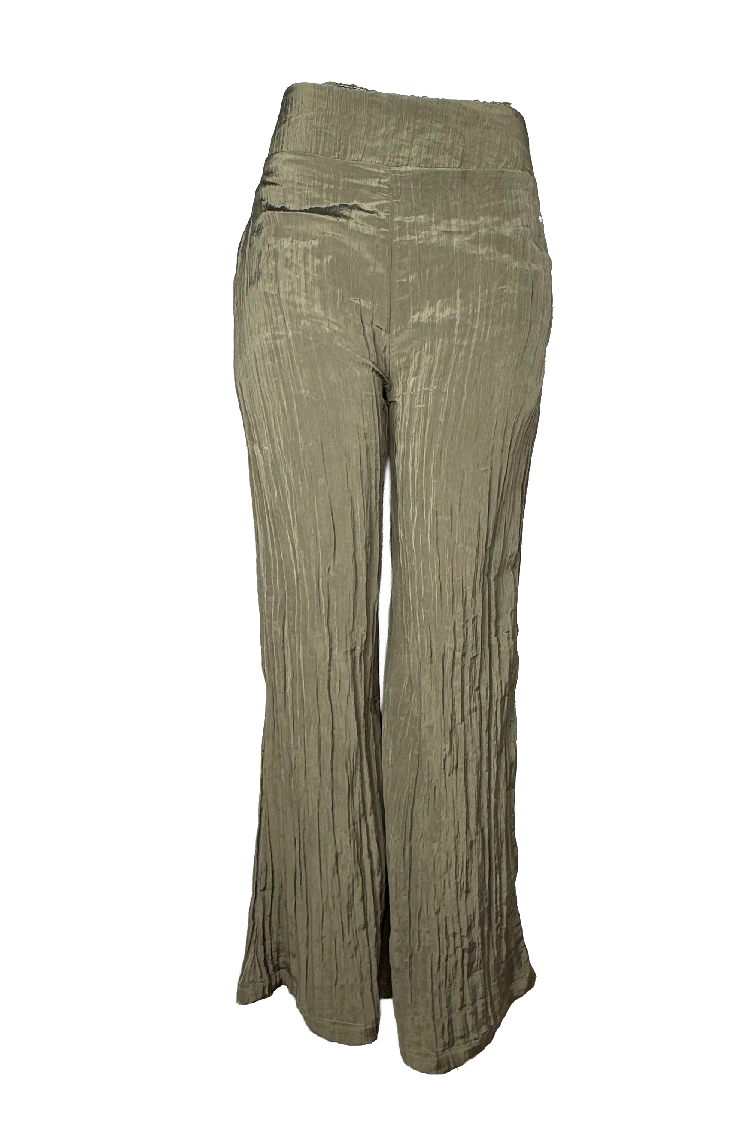 PTJ2860000 pantalón con textura color verde