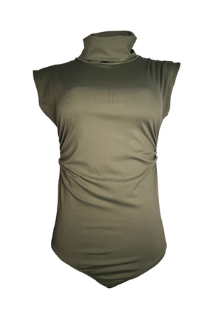 PTJ286412 body verde cuello tortuga 