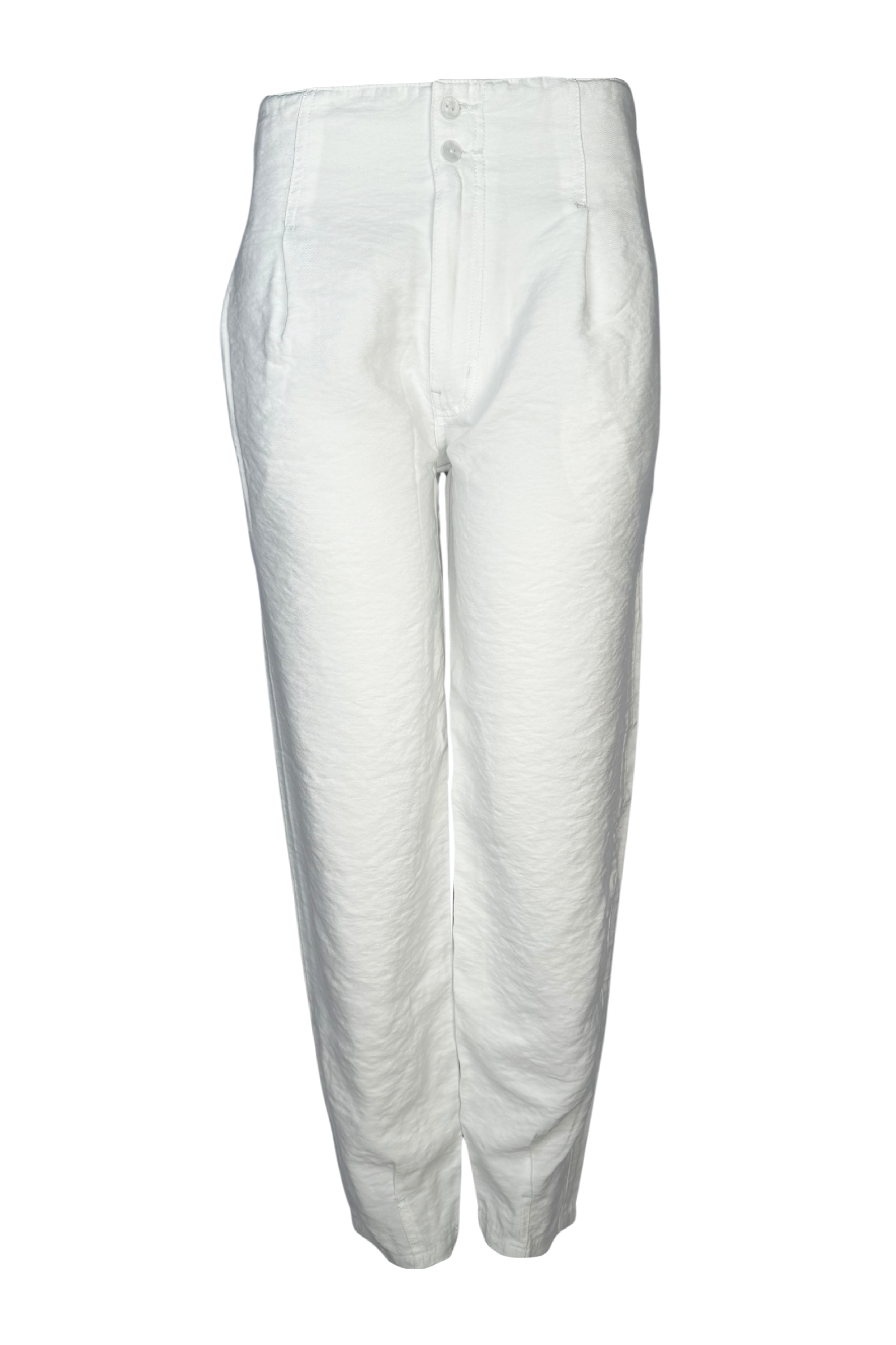 PTJ286730 pantalón blanco tipo baggy