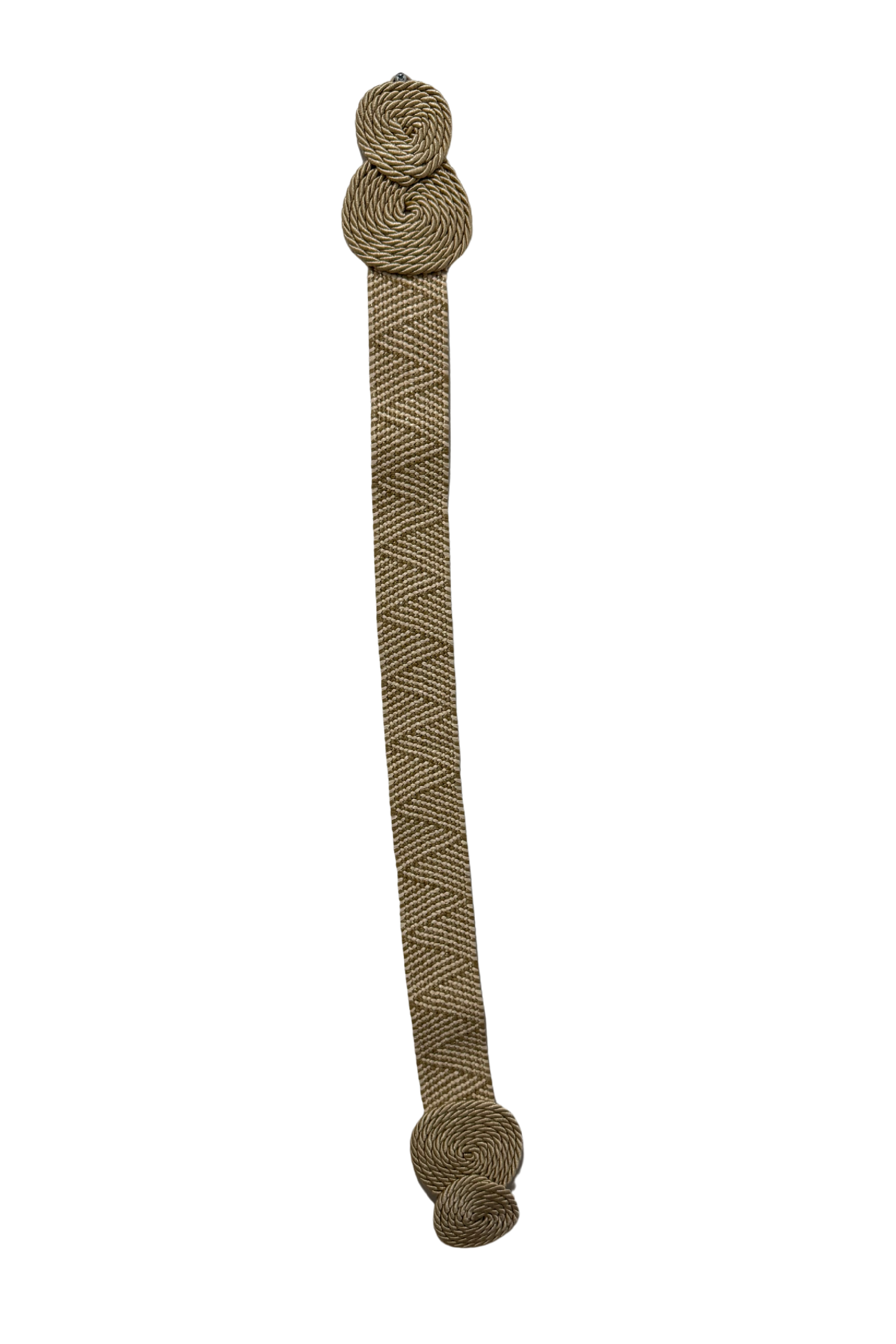 PTJ286530 cinturón camel con textura 