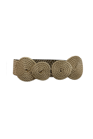 PTJ286530 cinturón camel con textura 