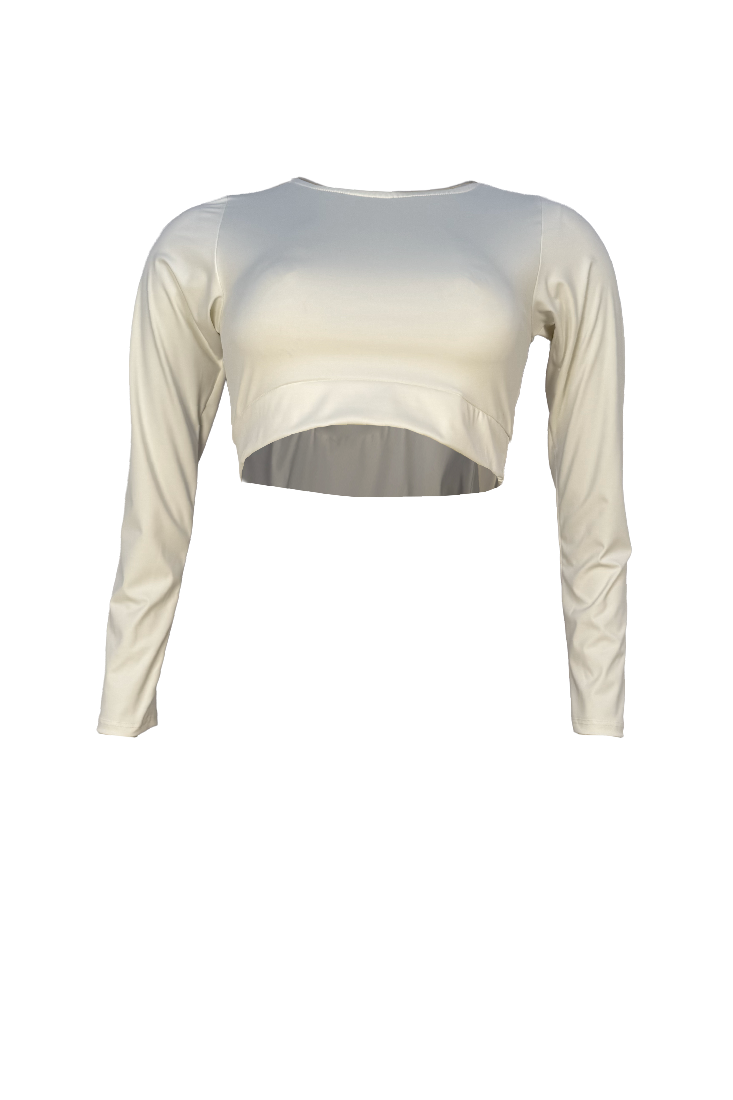 PTJ289812 camisa corta manga larga blanca