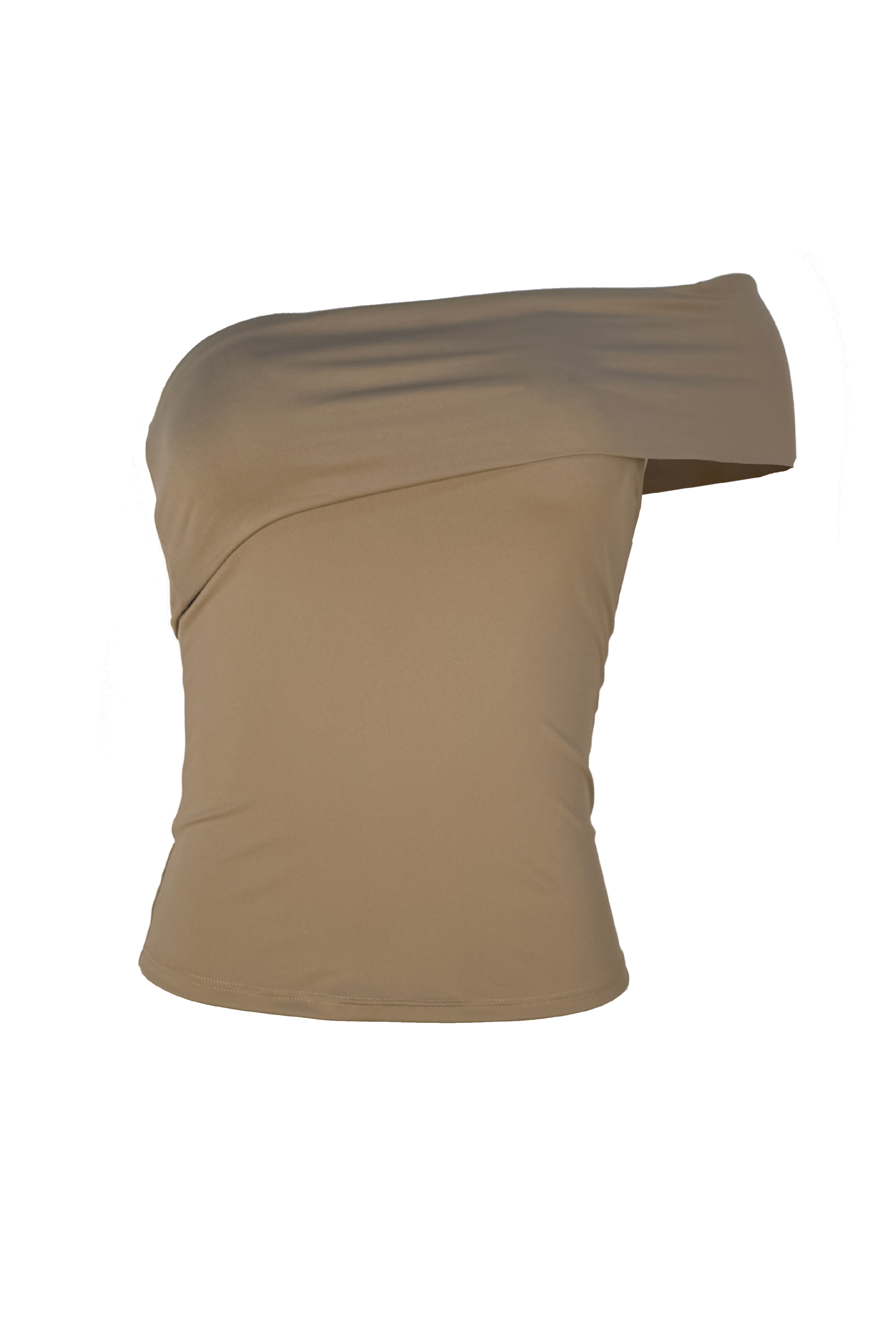 PTJ289912 blusa con hombro asimétrico