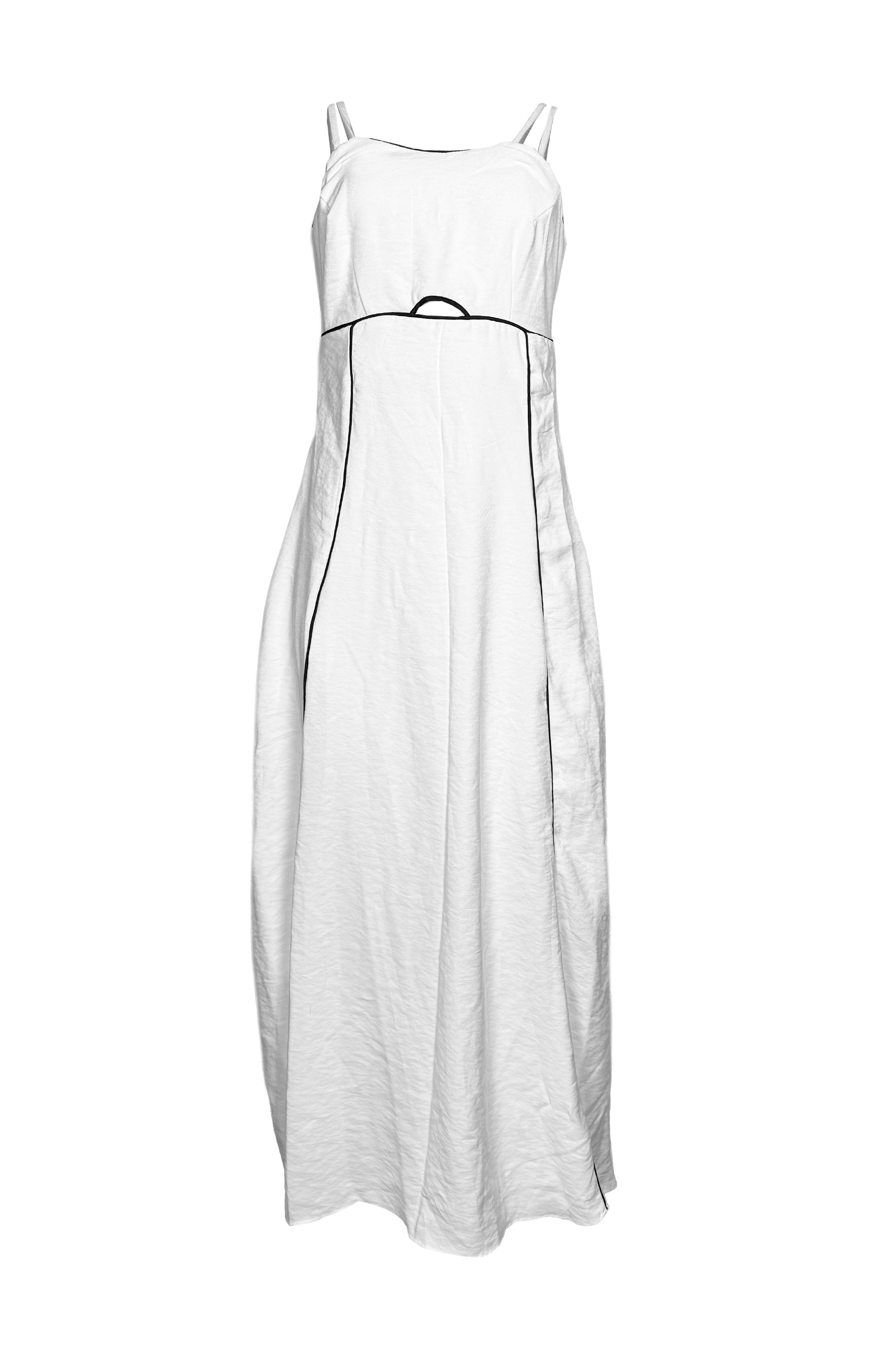 PTJ29013000 vestido largo con línea negra