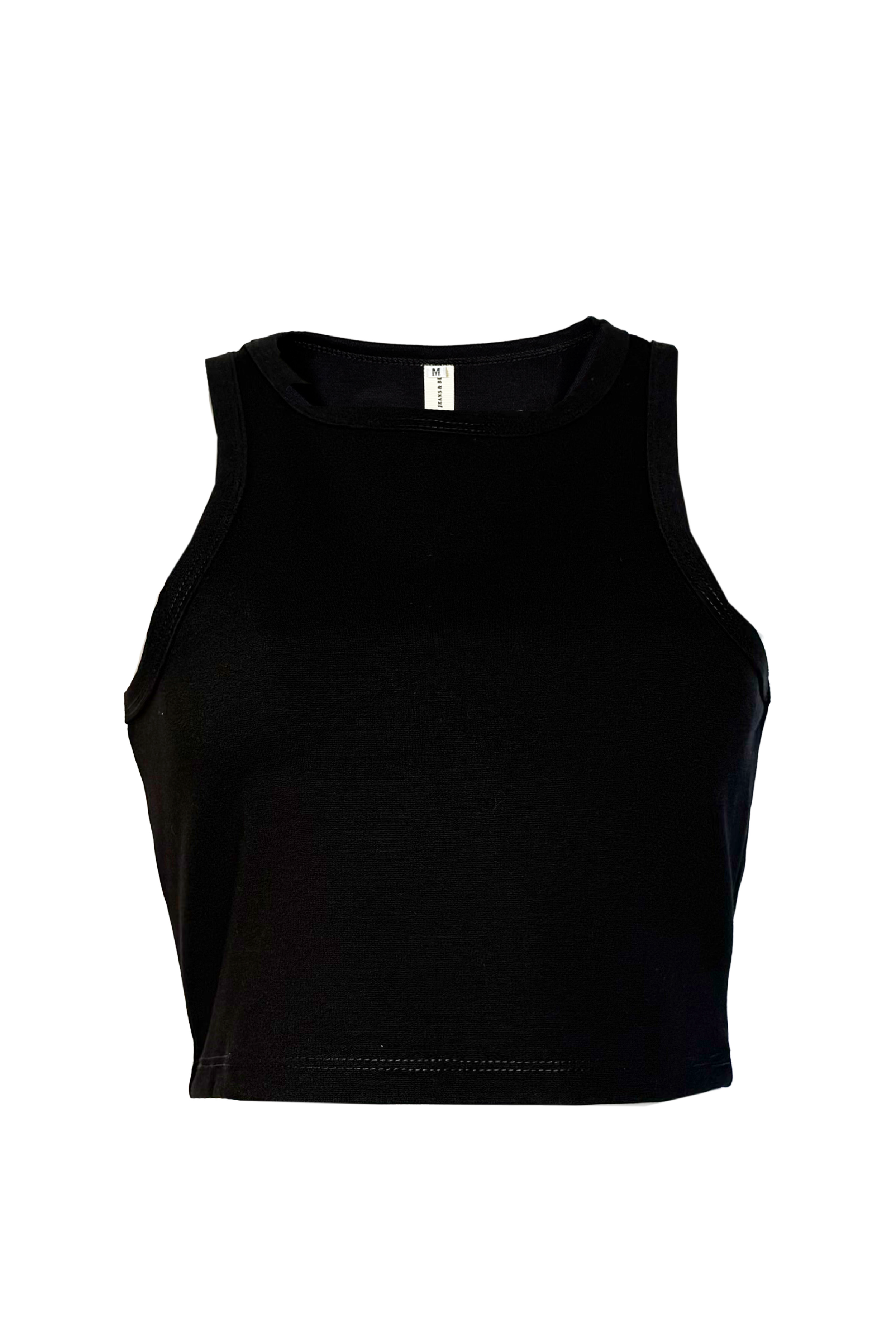 PTJ293529 crop top negro