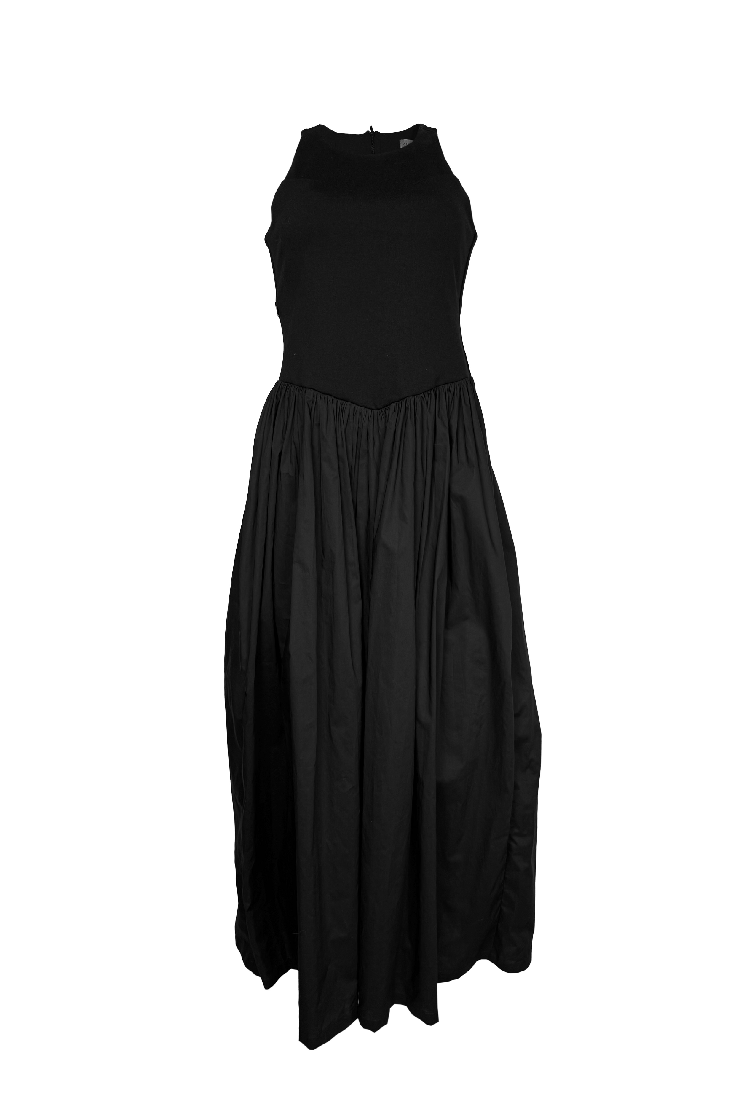 PTJ2951 vestido largo color negro
