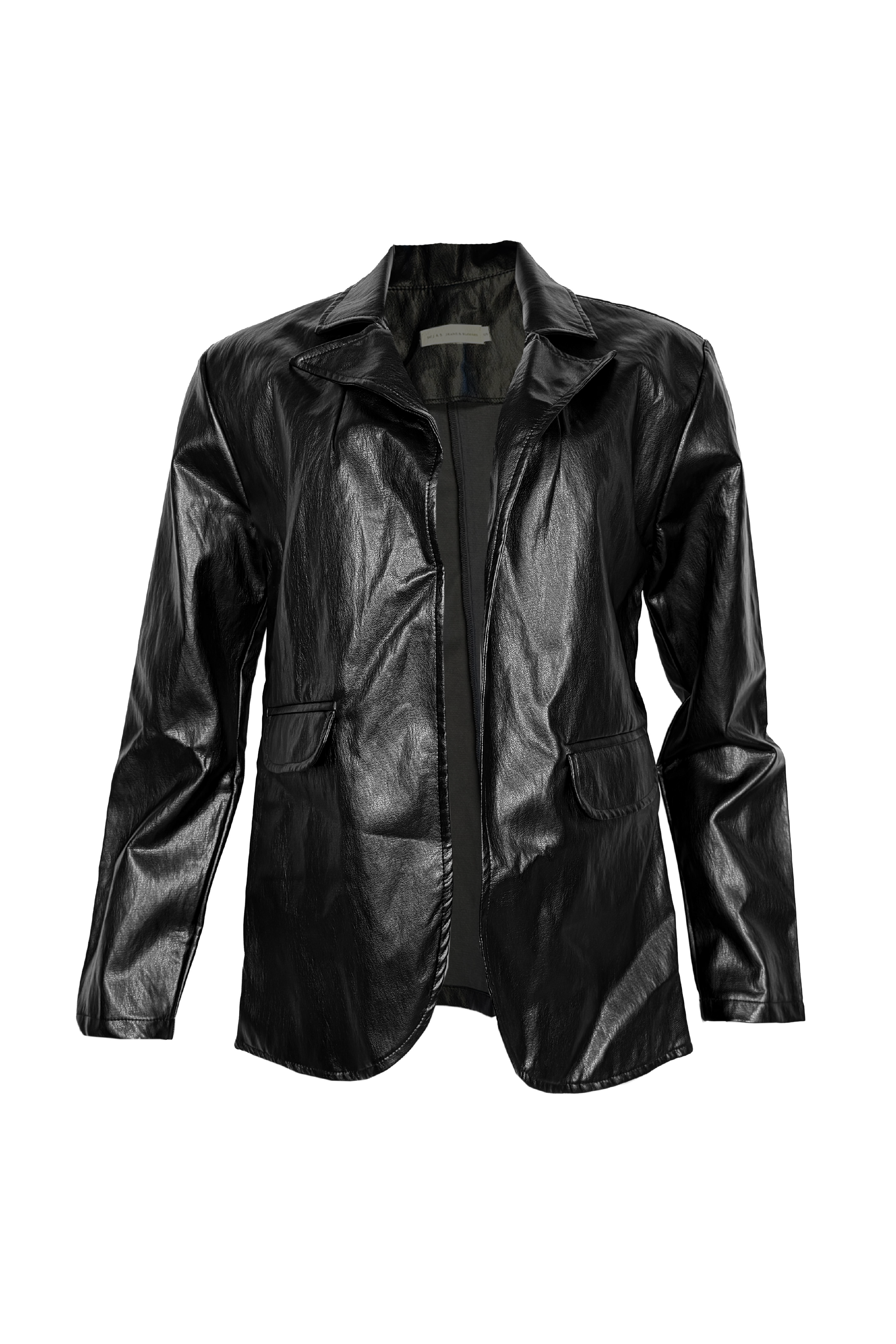 PTJ2960240 chaqueta tipo cuero negra
