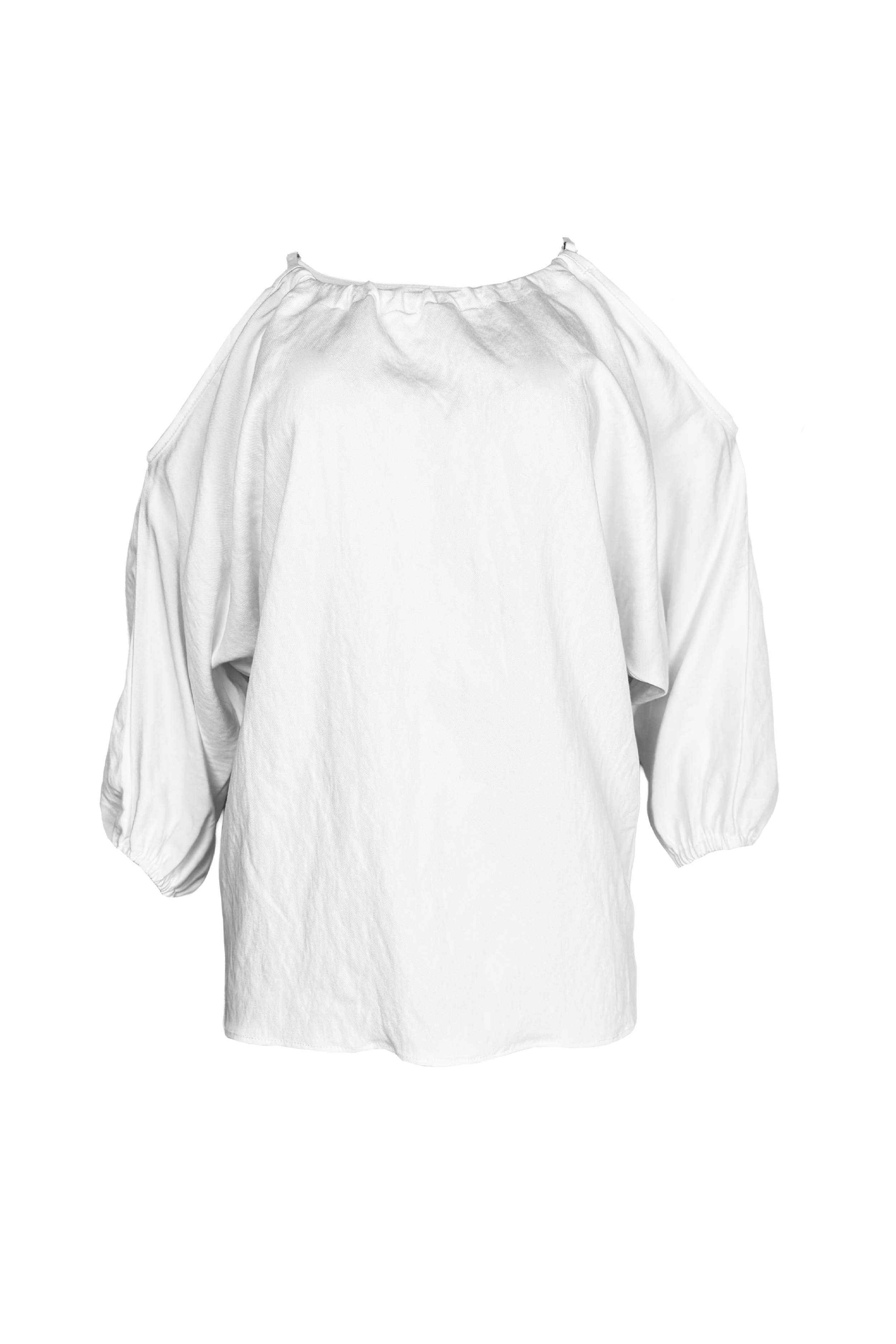 PTJ297229 blusa de tiras color blanco