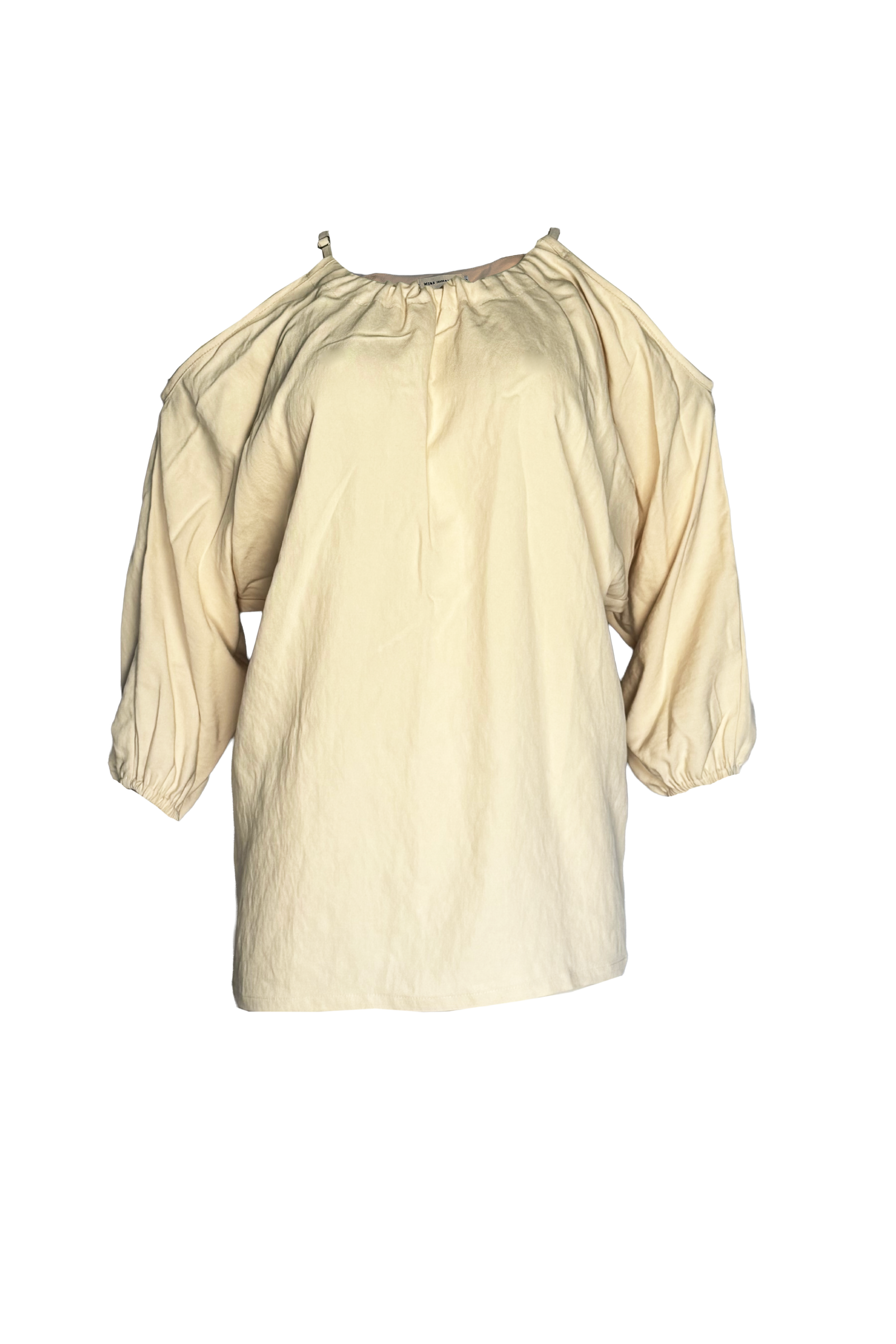 PTJ2972290000 blusa de tiras color beige