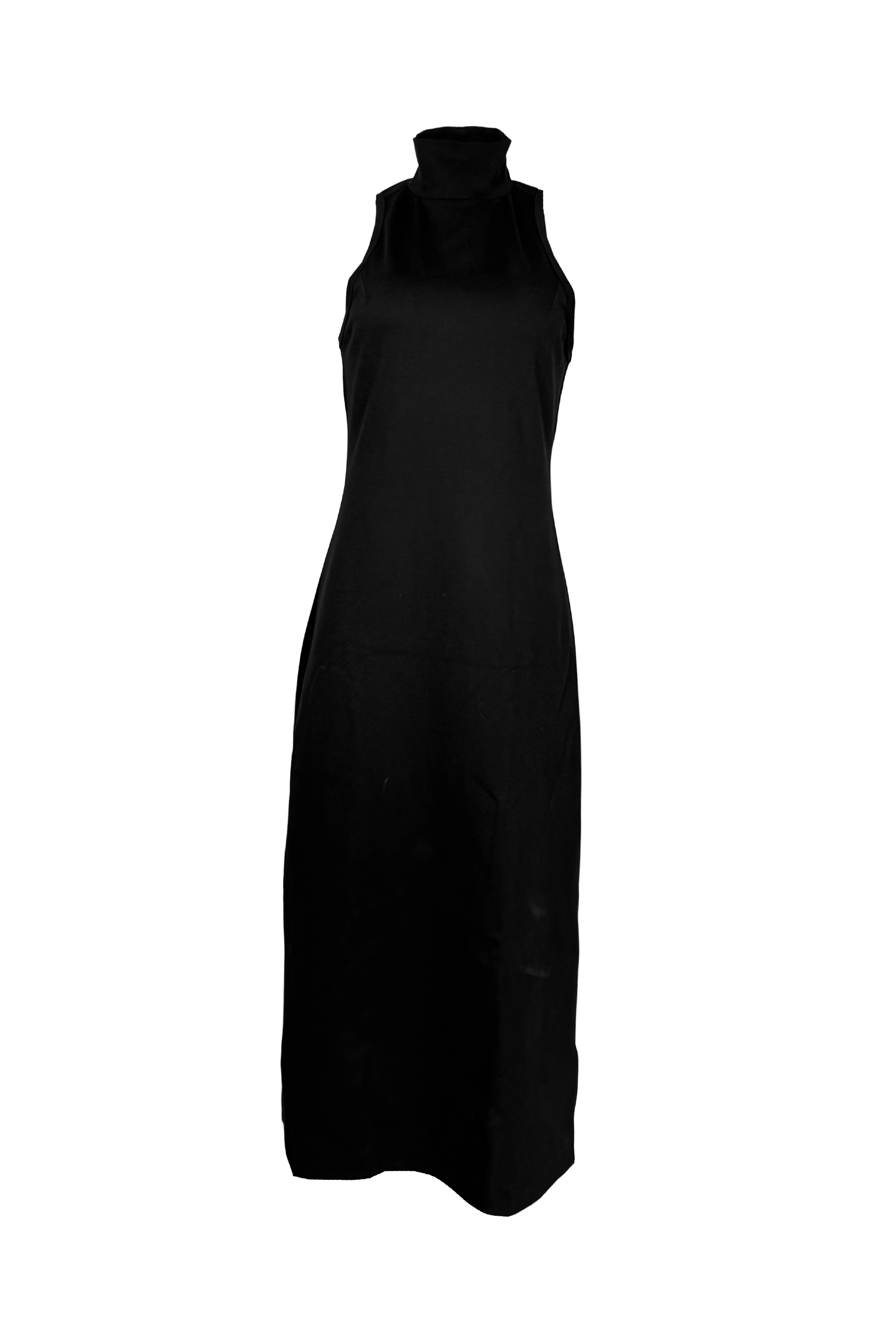 PTJ29732900 vestido largo negro