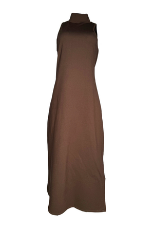 PTJ297329000 vestido amplio cuello tortuga 