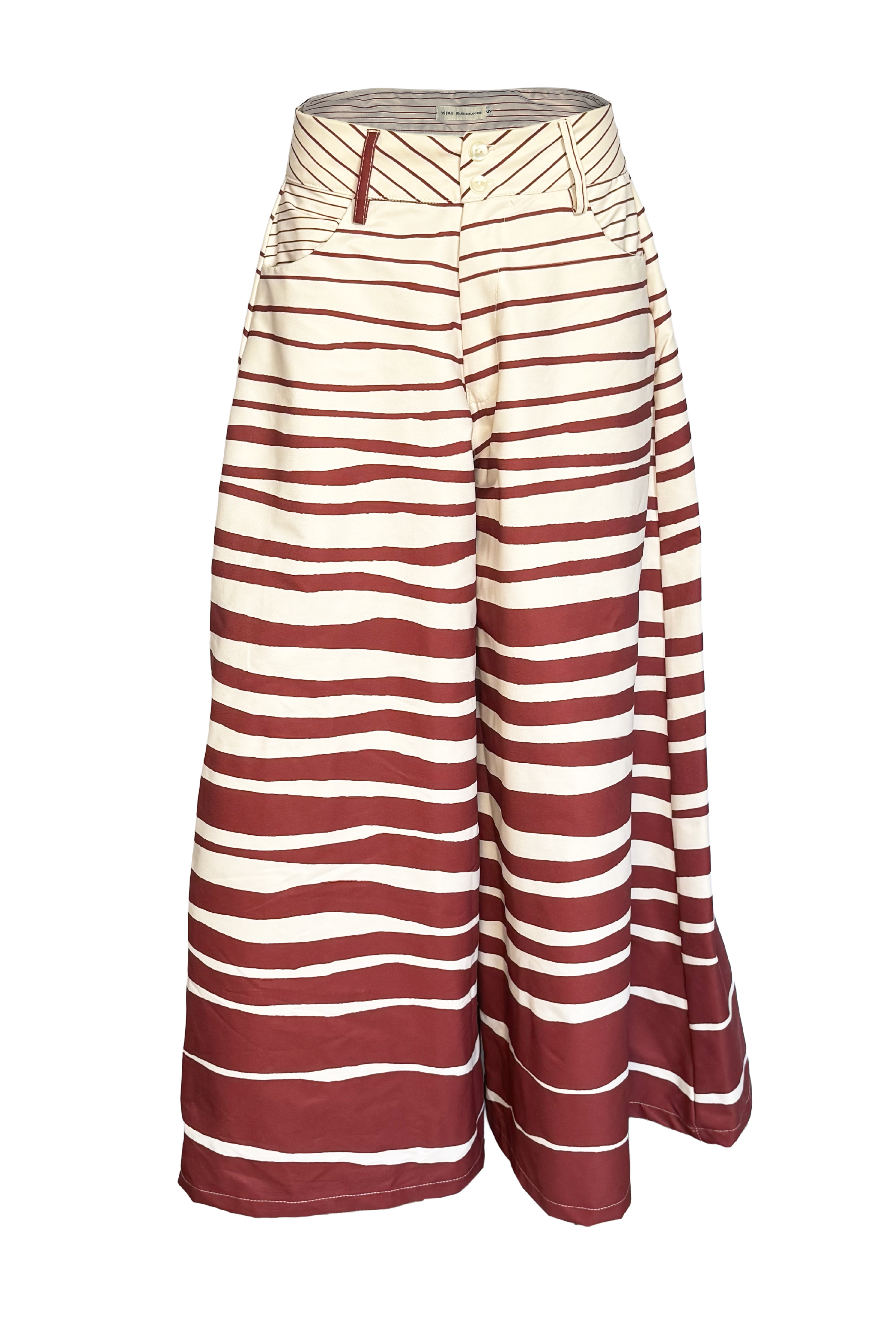 PTJ298011003 pantalón de rayas