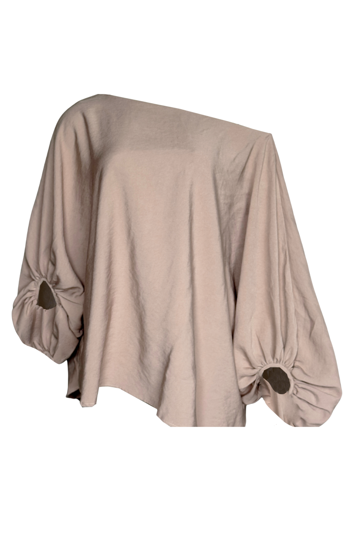 PTJ298230 blusa amplia con puños