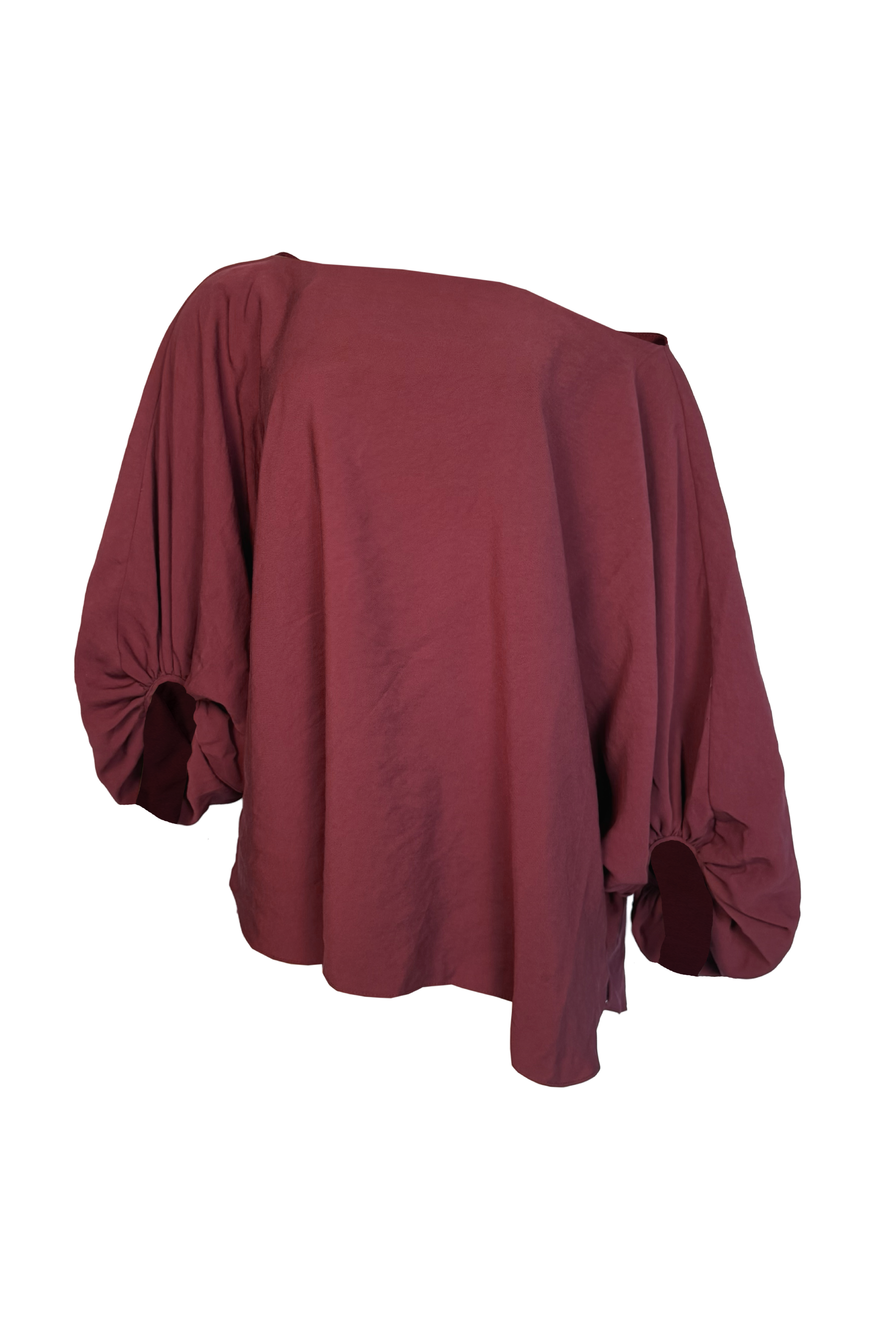 PTJ29823000 blusón color vinotinto