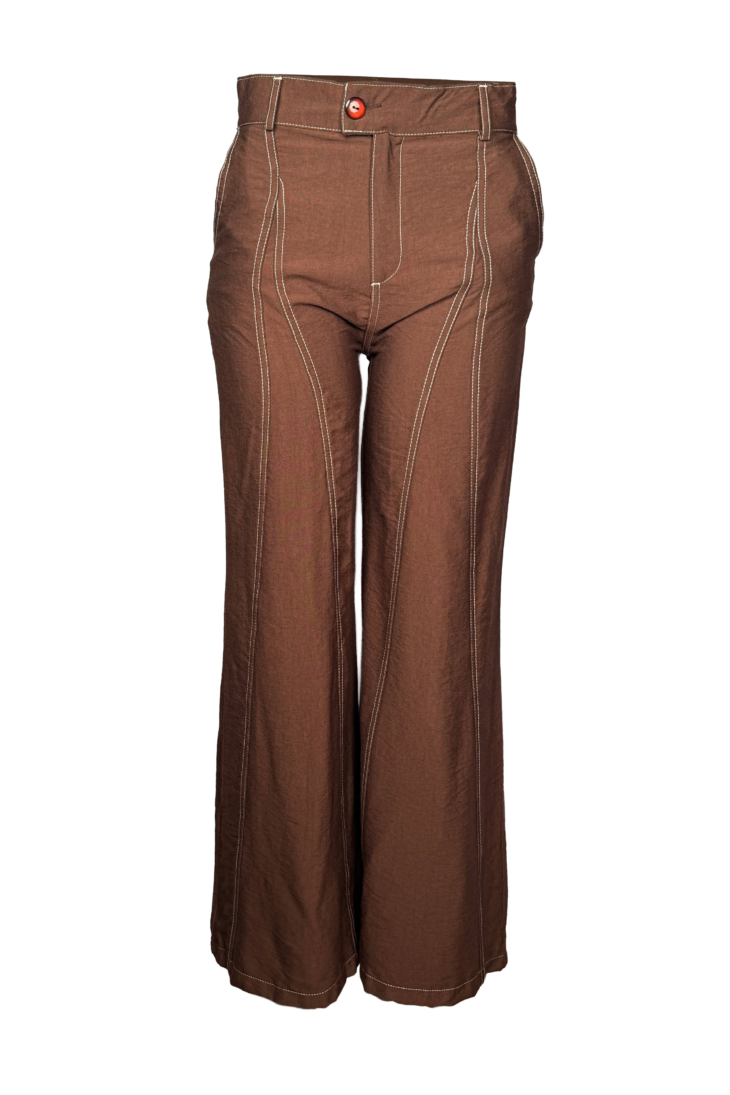 Pantalón tipo vaquero con costuras visibles Ditrro