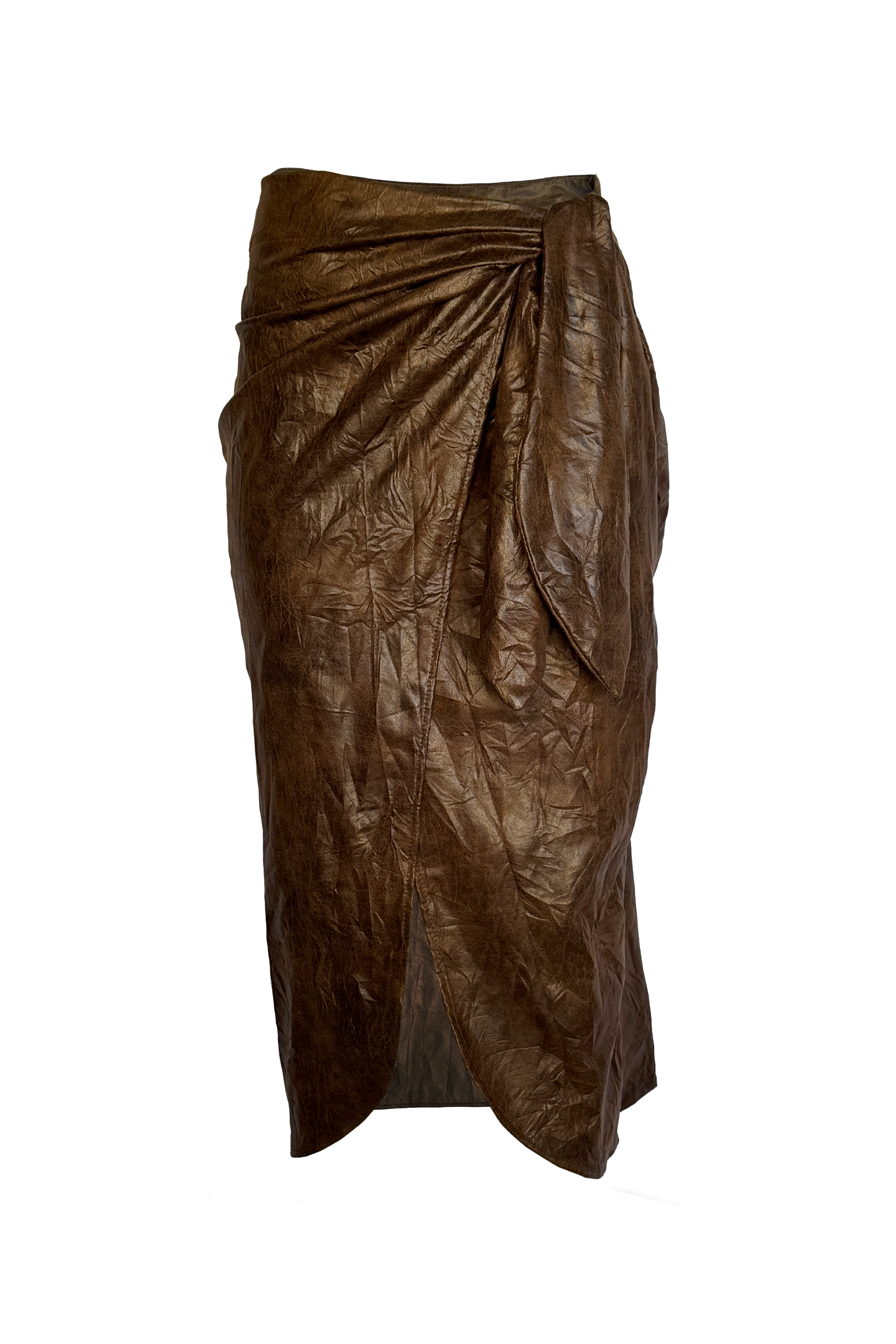 PTJ299124 falda midi con blusa manga larga 