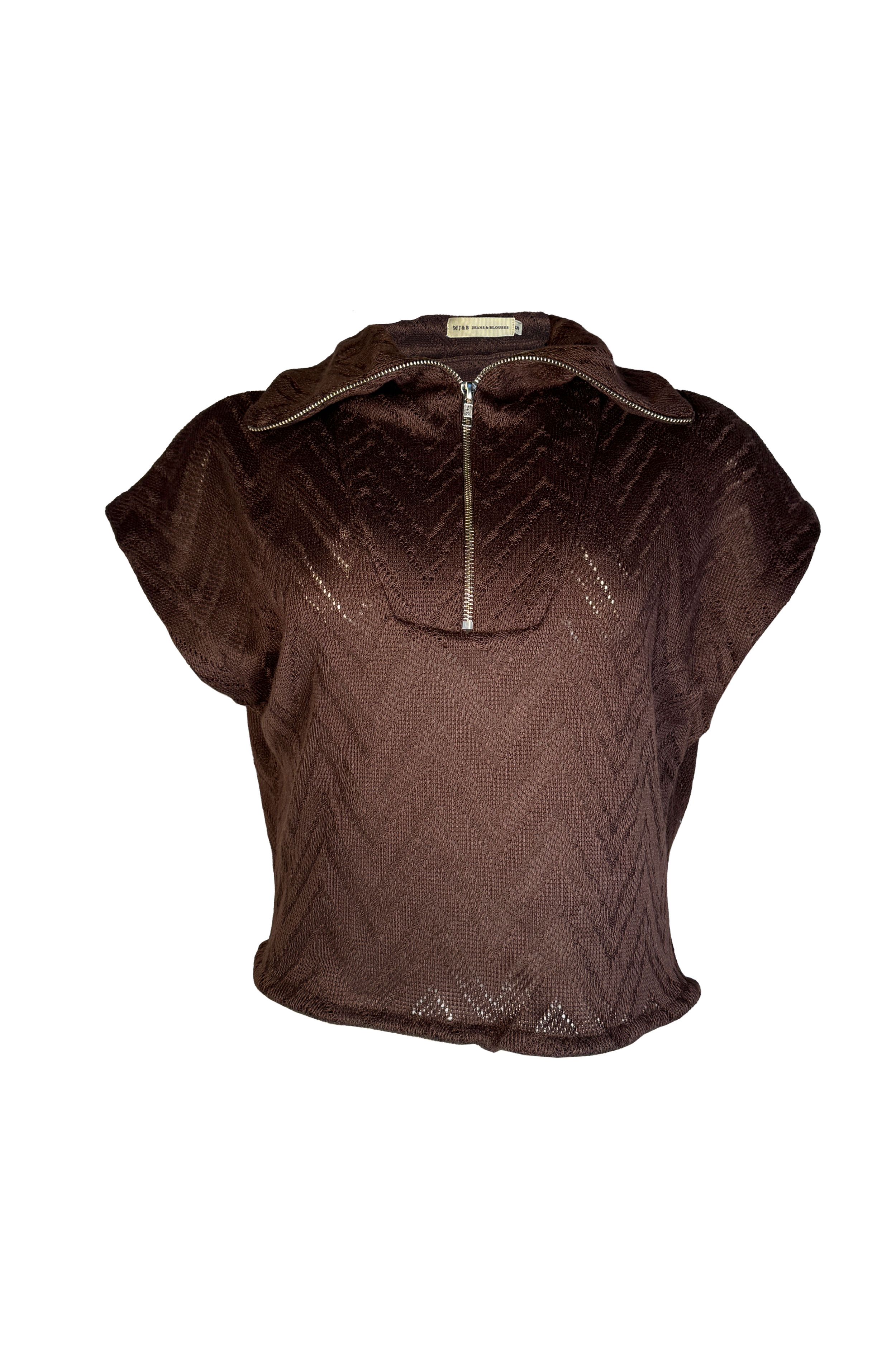 PTJ2992 blusa con cierre