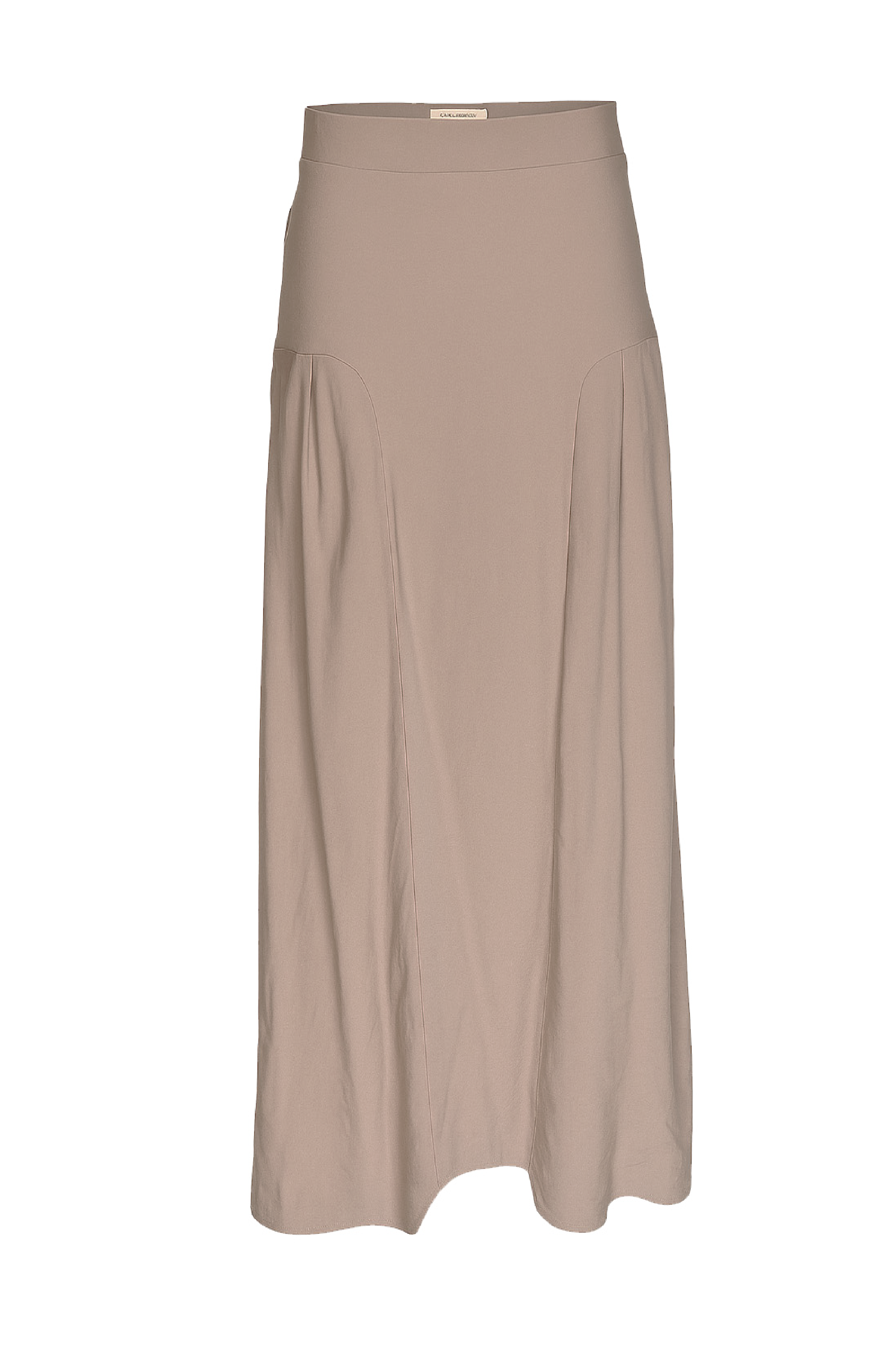 PTJ299430 falda midi color arena 