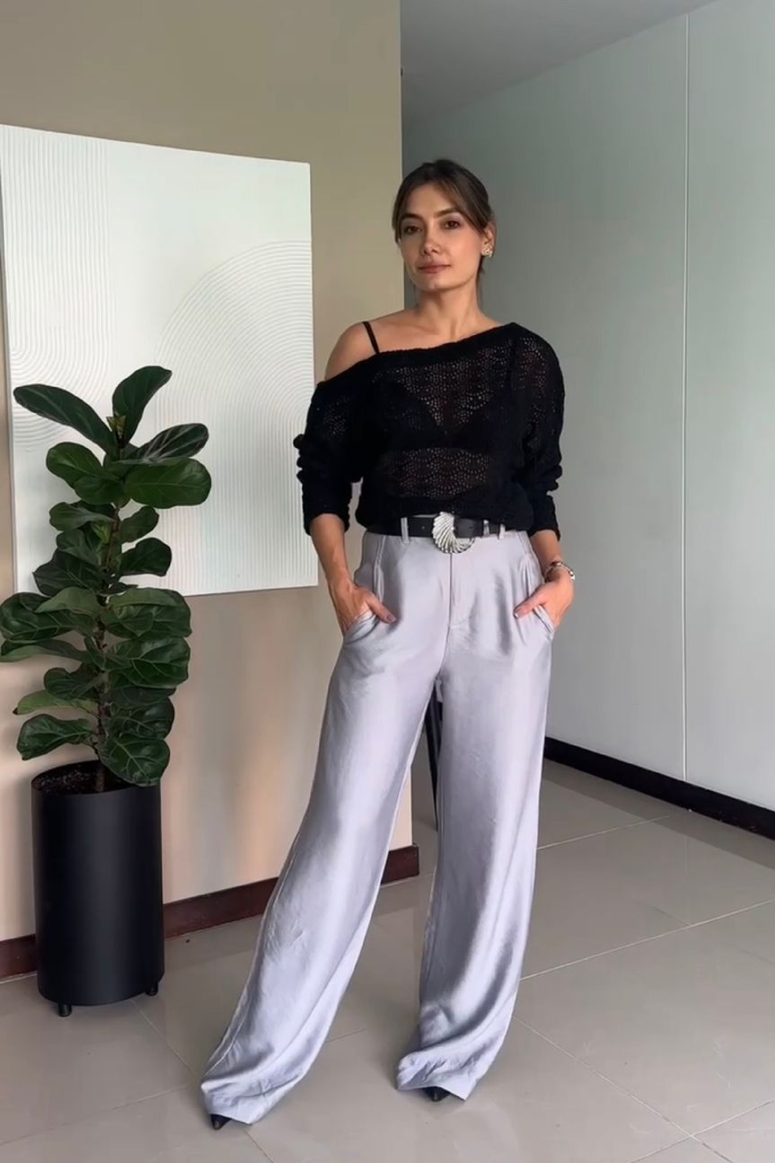 Pantalón bota recta Dritto