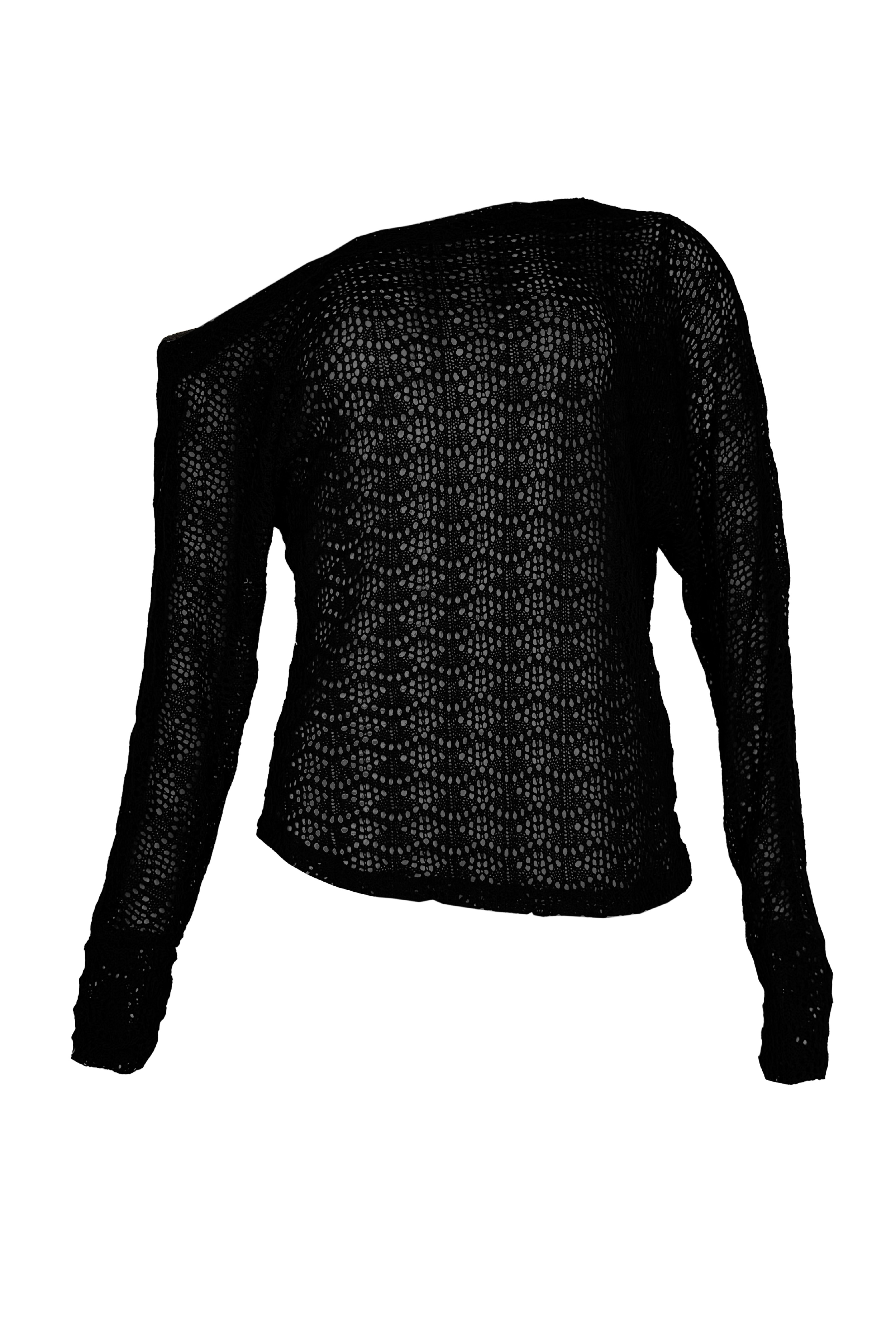 PTJ302001000 saco negro con mnagas largas 