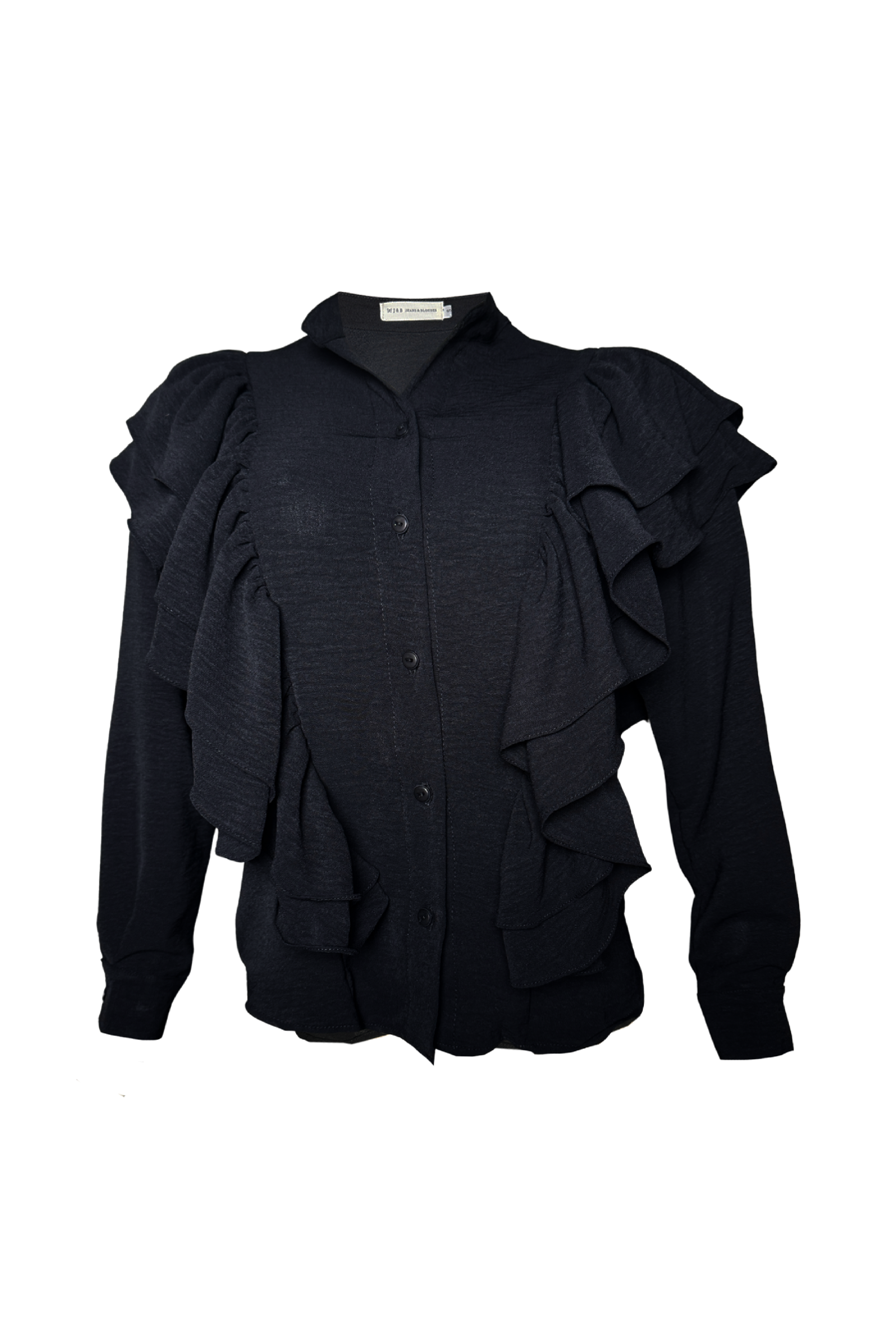 Blusa manga larga con boleros Ditrro