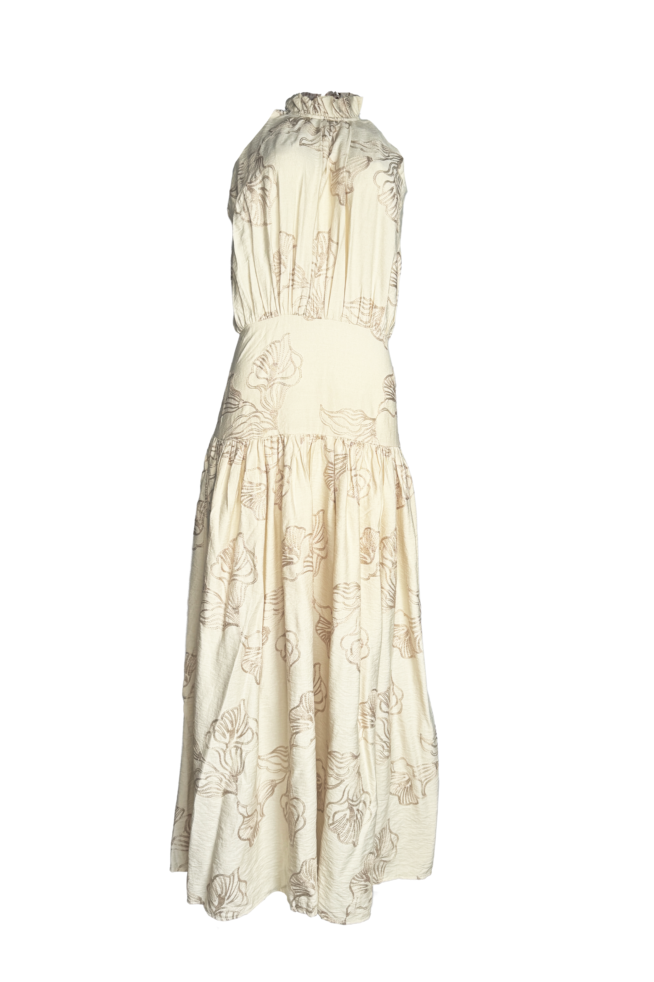 PTJ30412900501 vestido largo con bordados