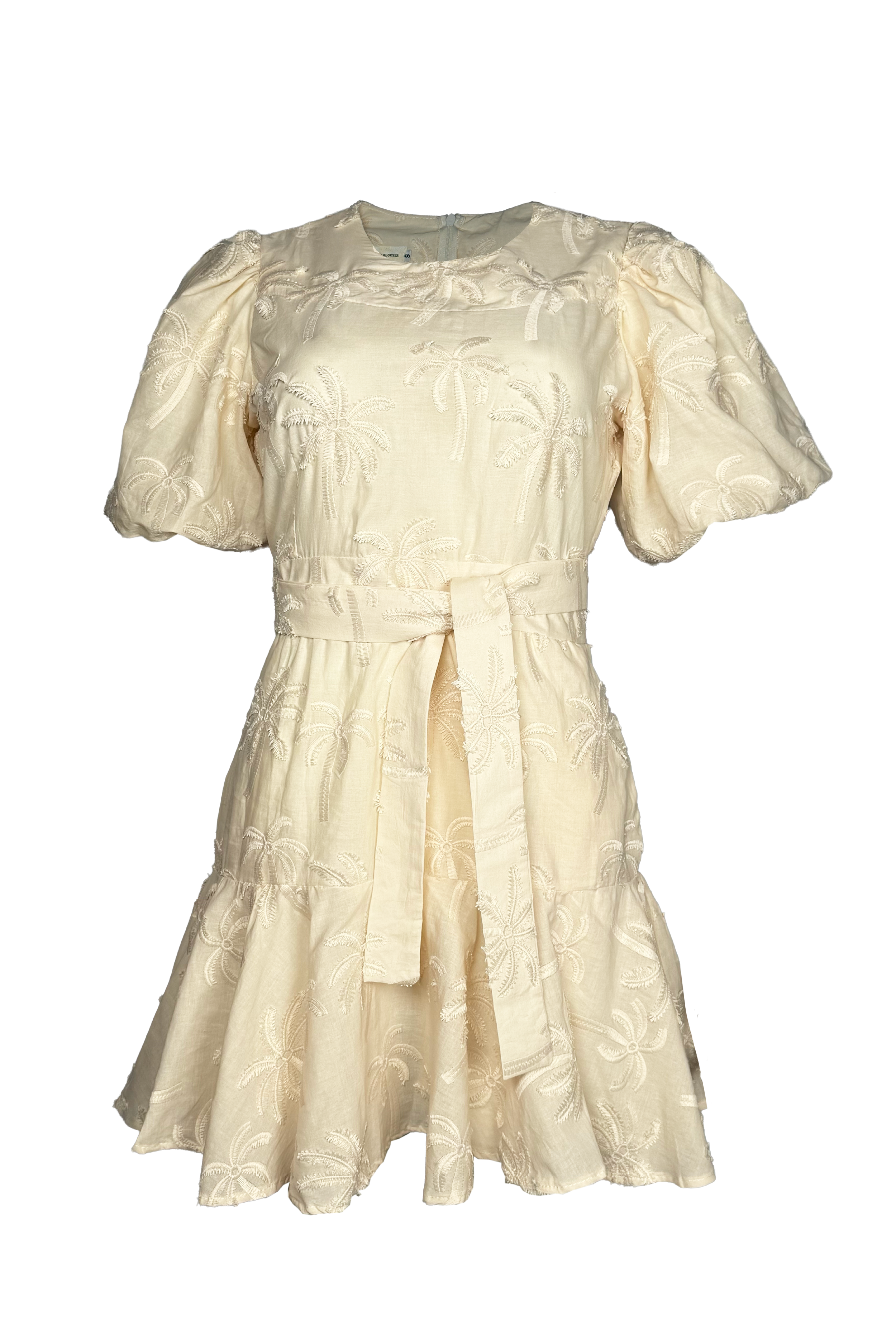 PTJ304712 vestido corto con mangas amplias
