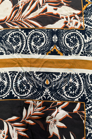PTJ3051 pareo estampado rectangular 