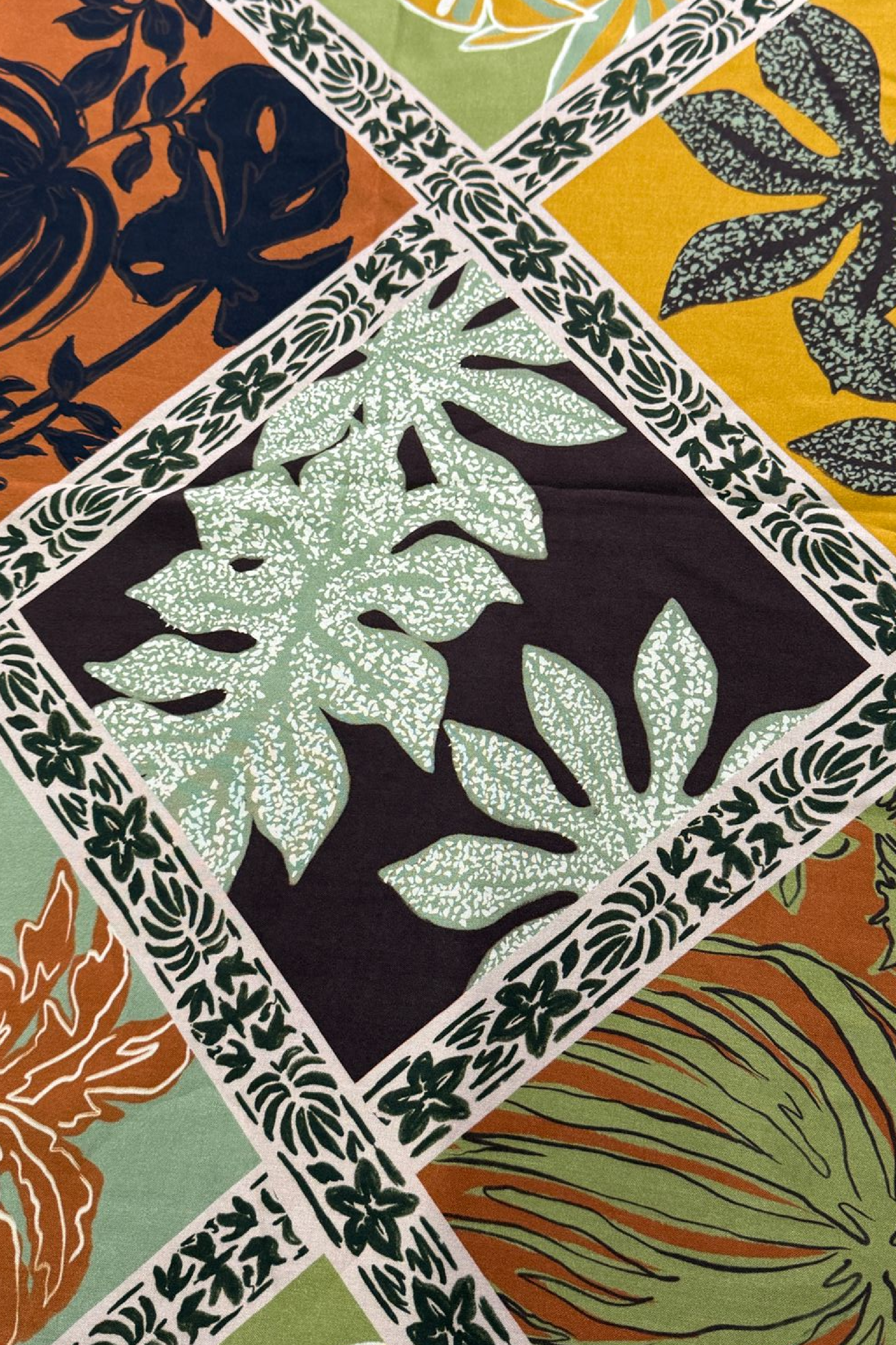 PTJ3051 pareo estampado rectangular 